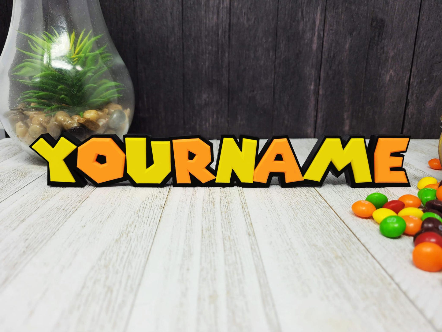 Super Mario Nameplate Collection - Customizable - BitsyLabs