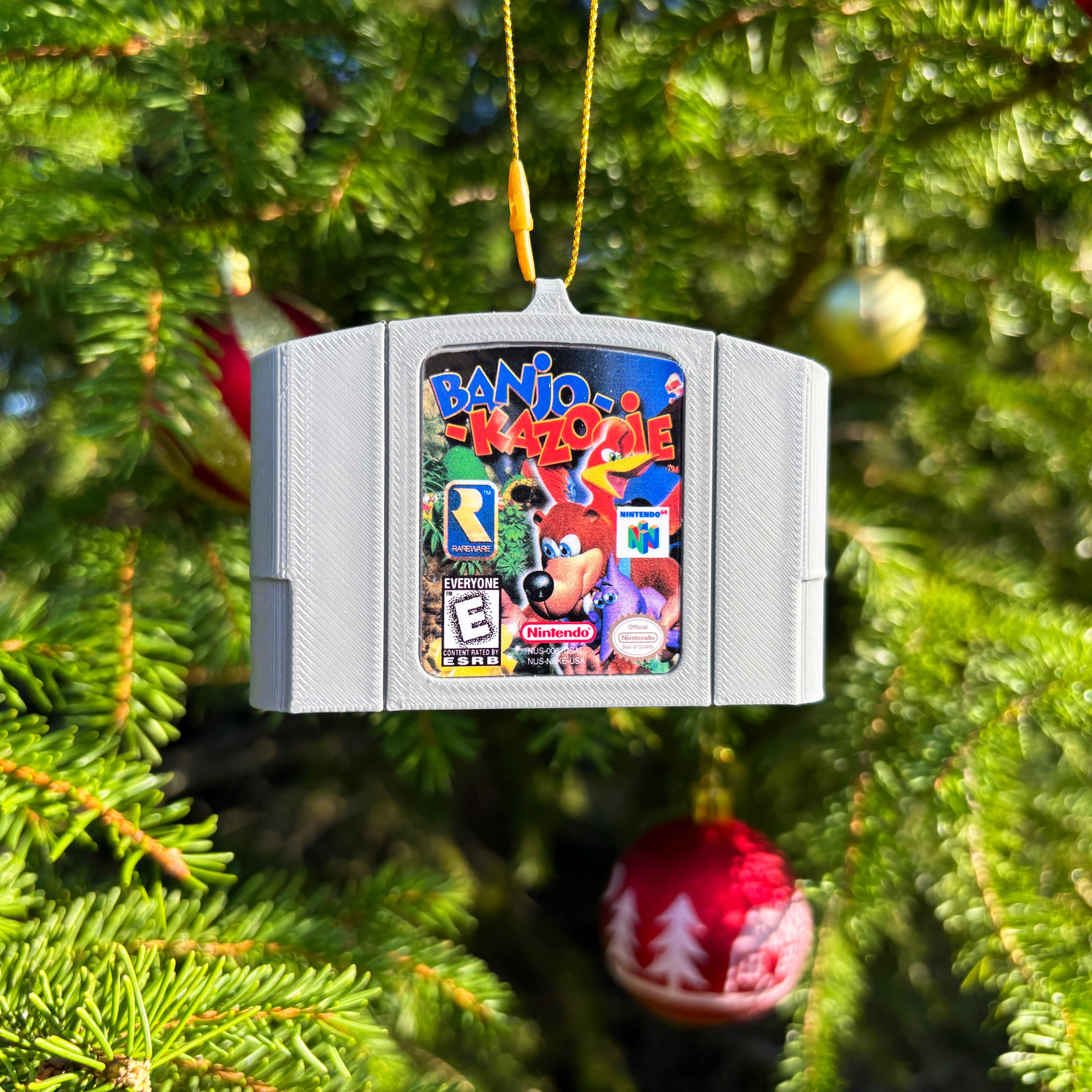 N64 Cart Christmas Ornaments