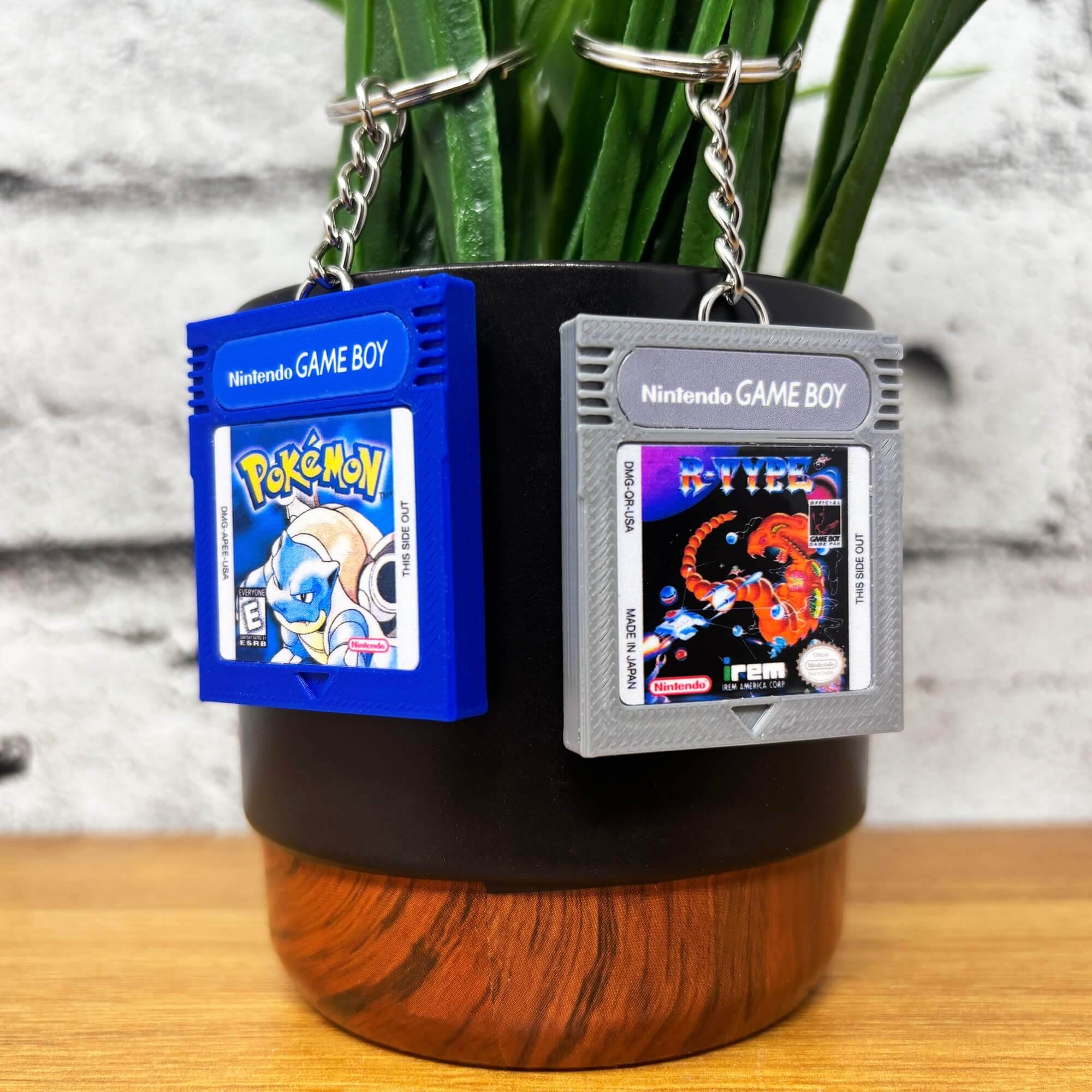 Gameboy Cartridge Keychains
