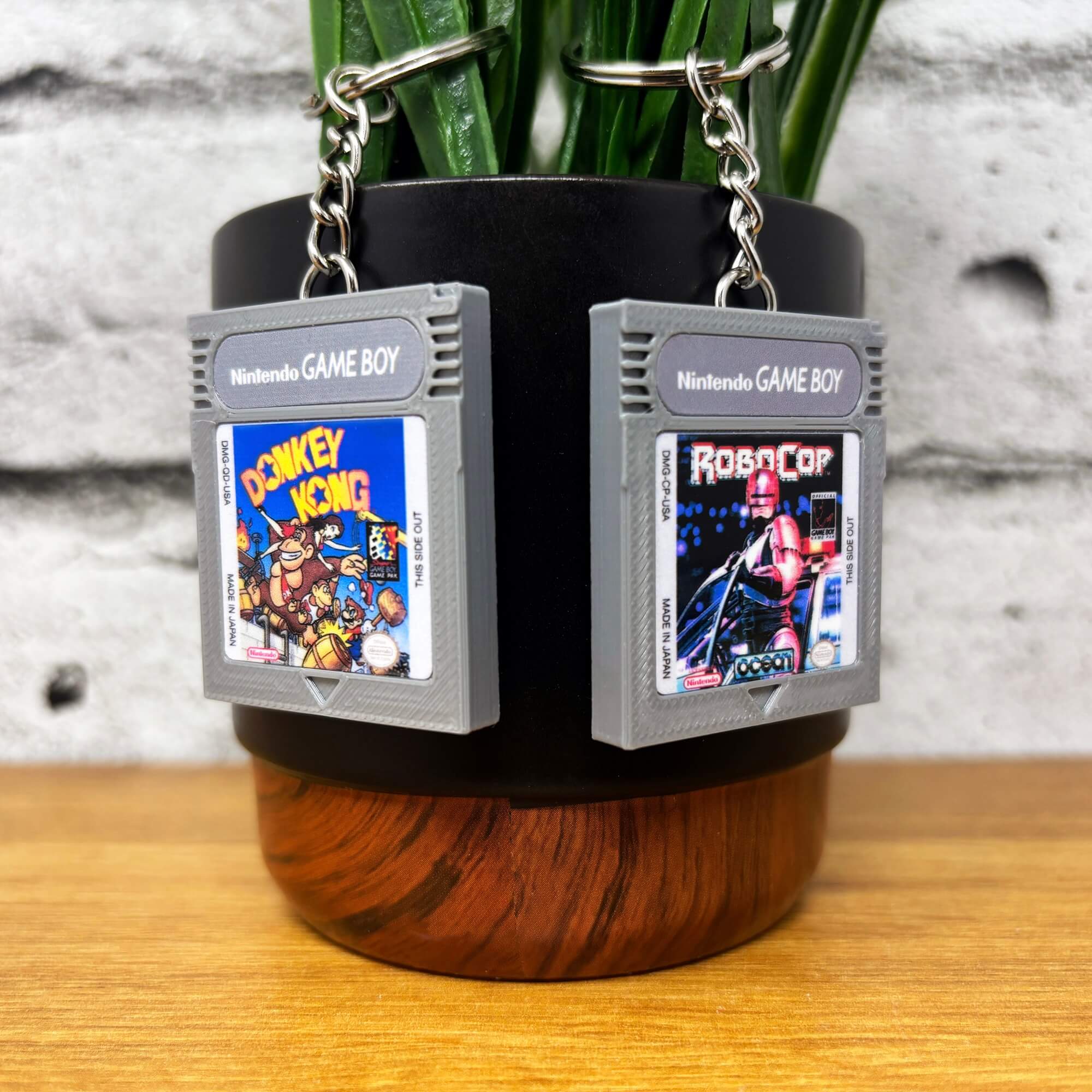 Gameboy Cartridge Keychains