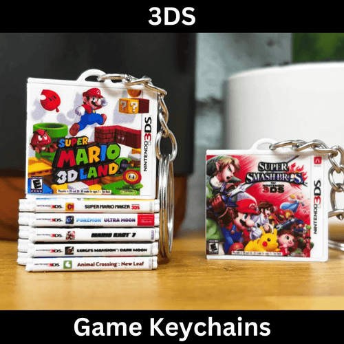 3DS Game Case Keychains - BitsyLabs