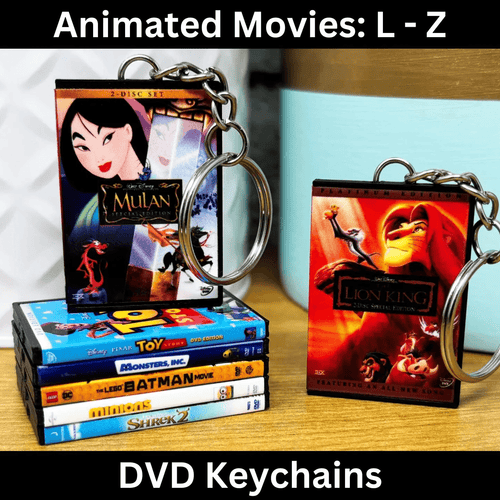 Animated Movies (L - Z) Keychains - BitsyLabs