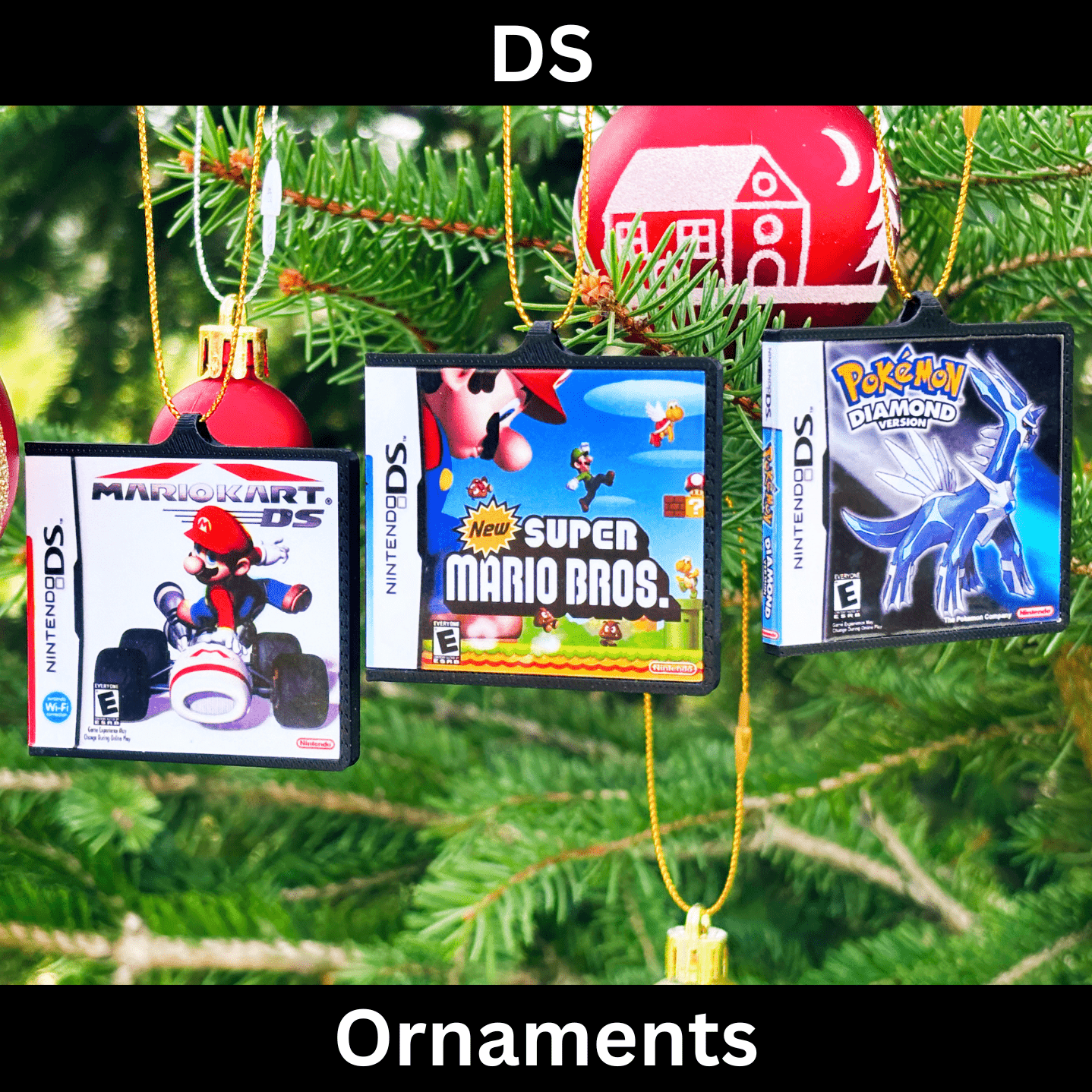 DS Christmas Ornaments - BitsyLabs