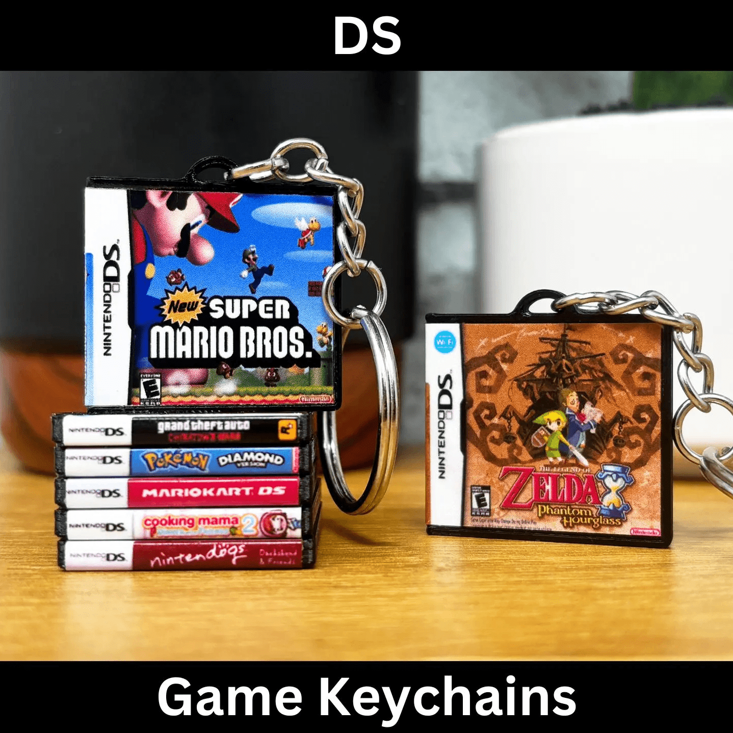 Game Time Keychains DS Game Case Keychains โ BitsyLabs