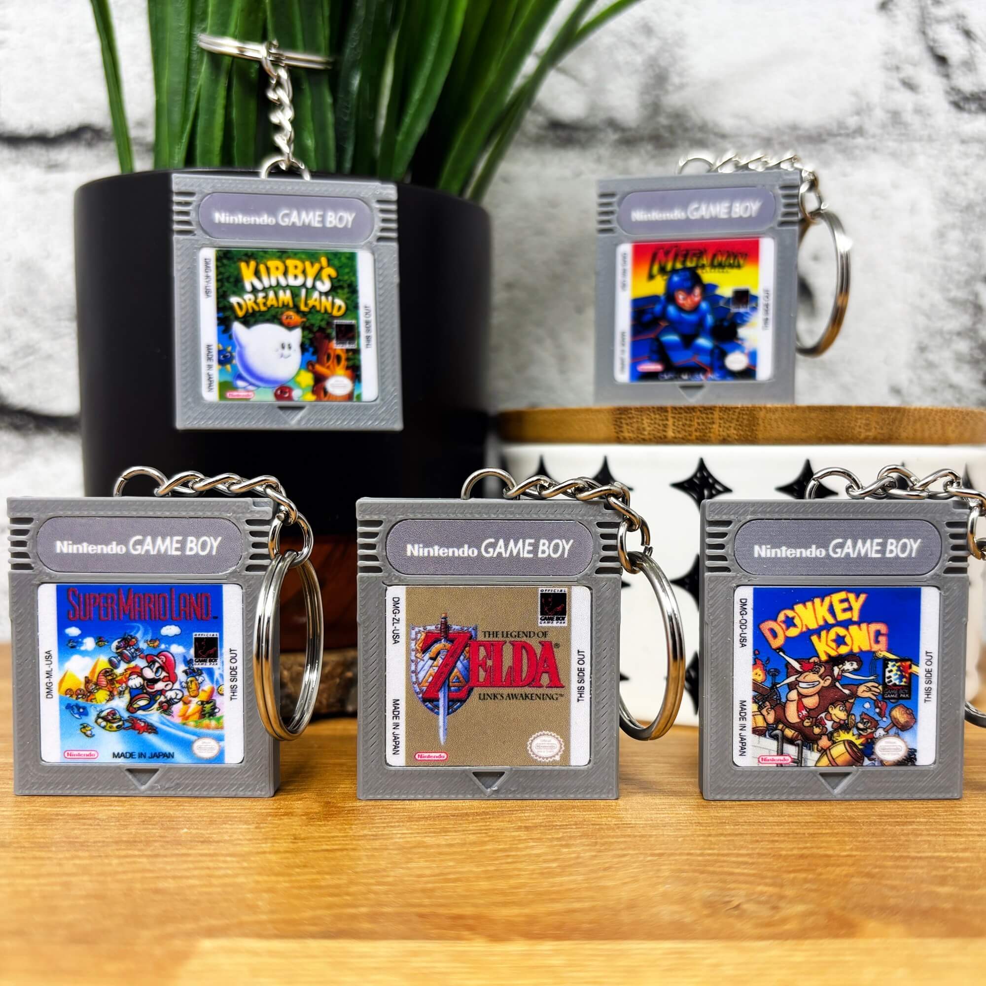Gameboy Cartridge Keychains - BitsyLabs