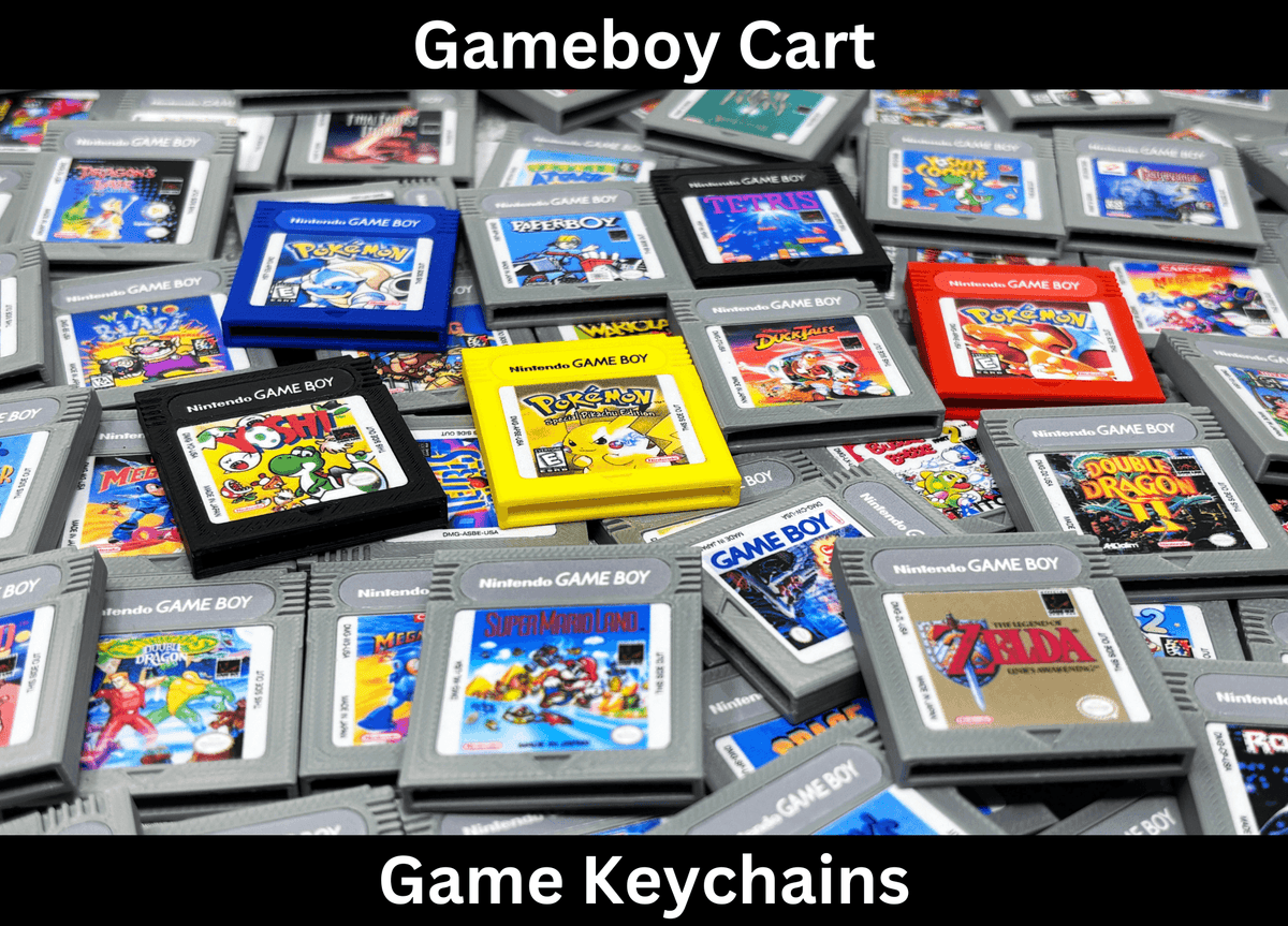 Gameboy Cartridge Keychains – BitsyLabs