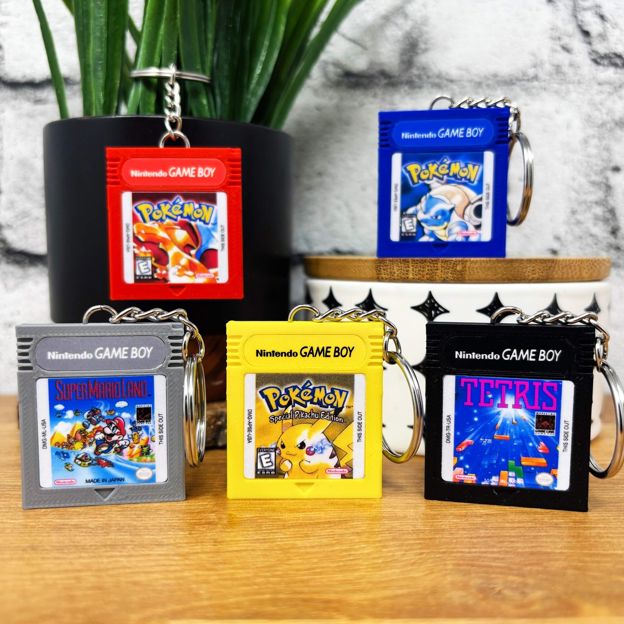 Gameboy Cartridge Keychains - BitsyLabs