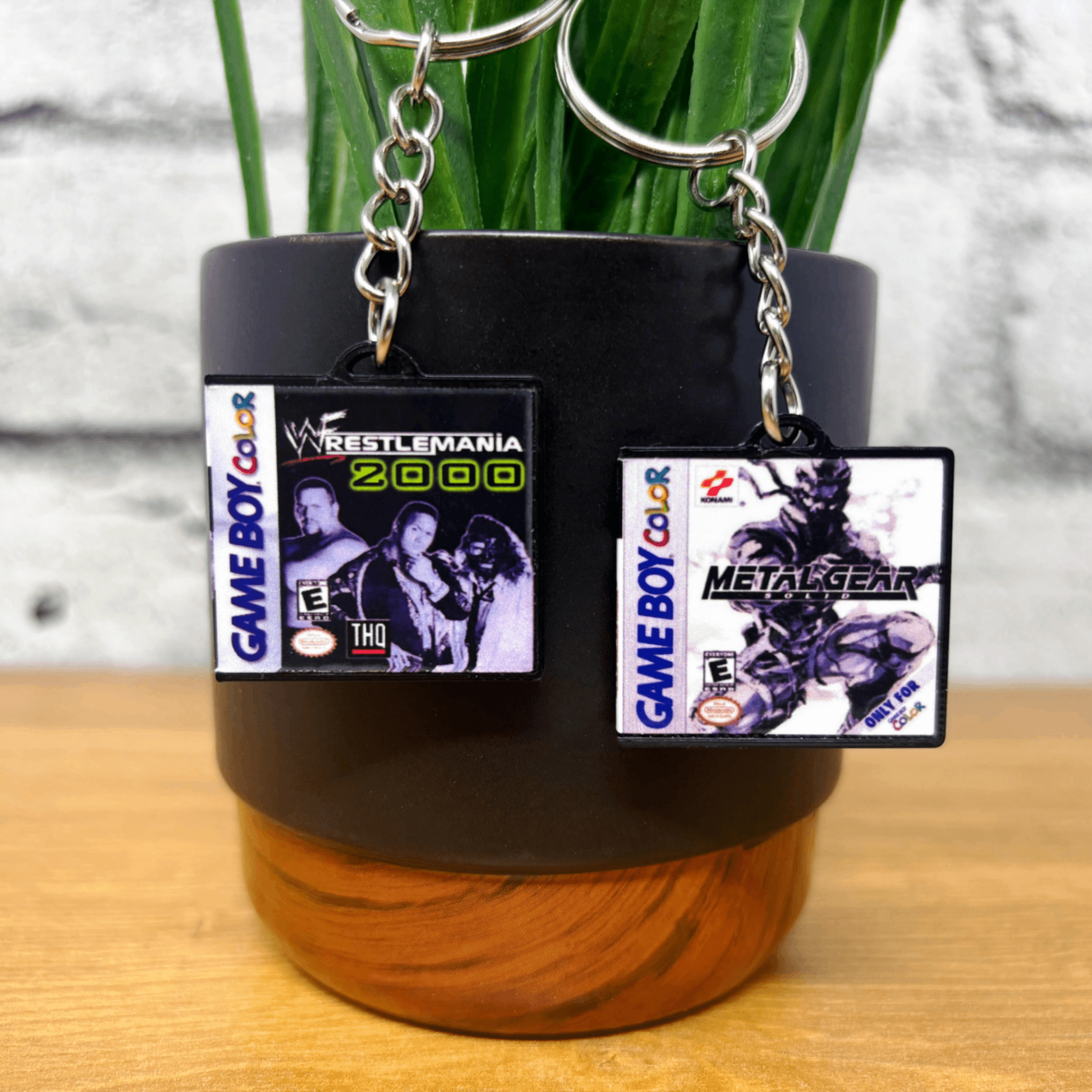 Gameboy Color Game Case Keychains - BitsyLabs