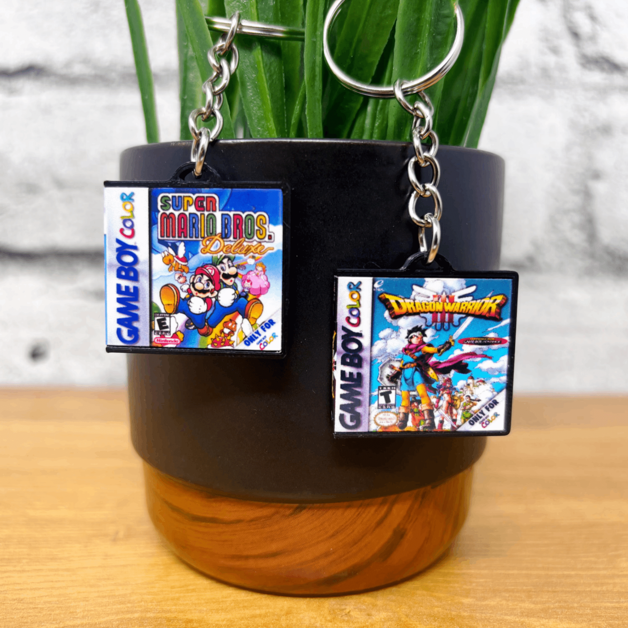 Gameboy Color Game Case Keychains - BitsyLabs