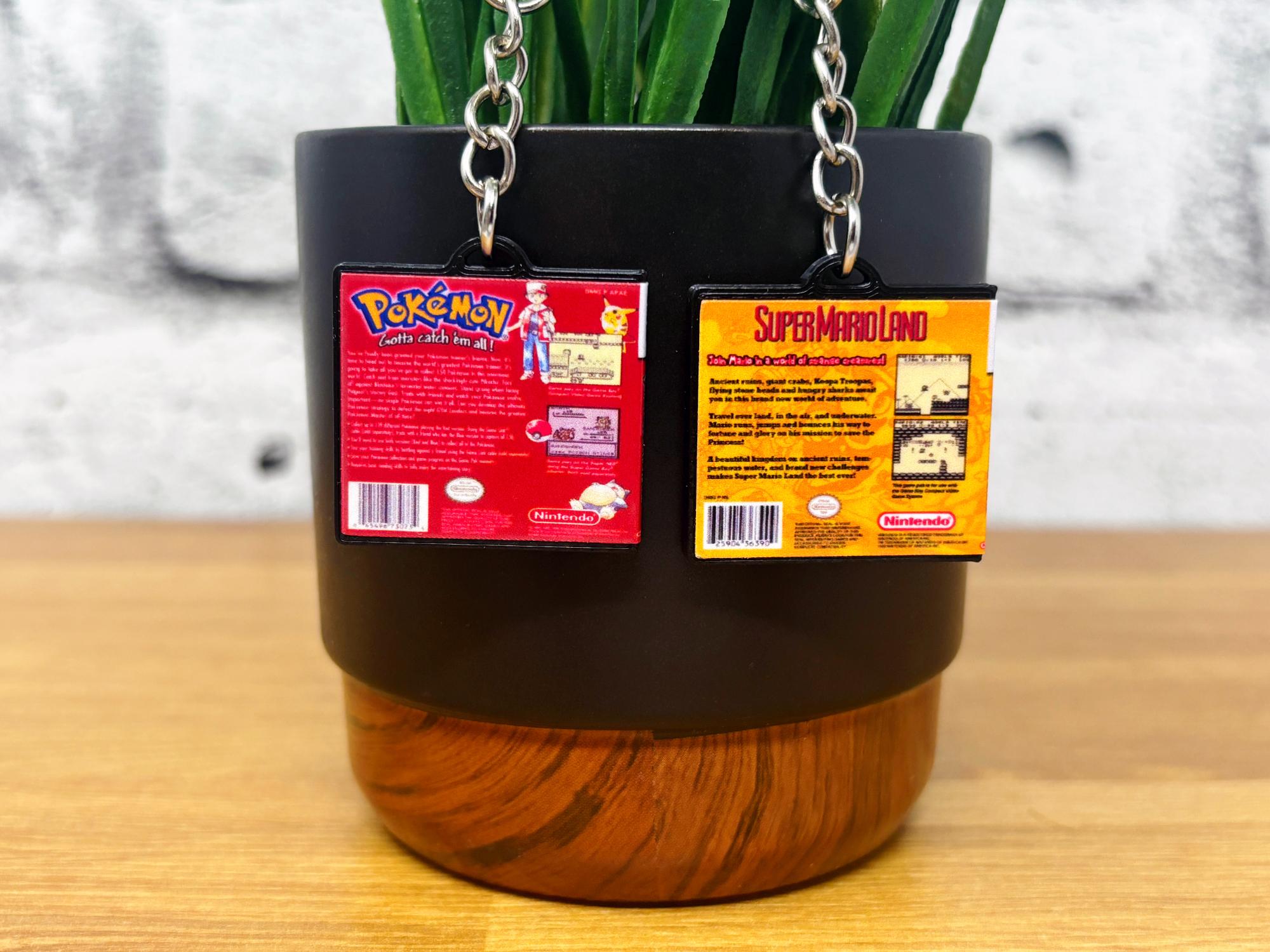 Gameboy Game Case Keychains - BitsyLabs