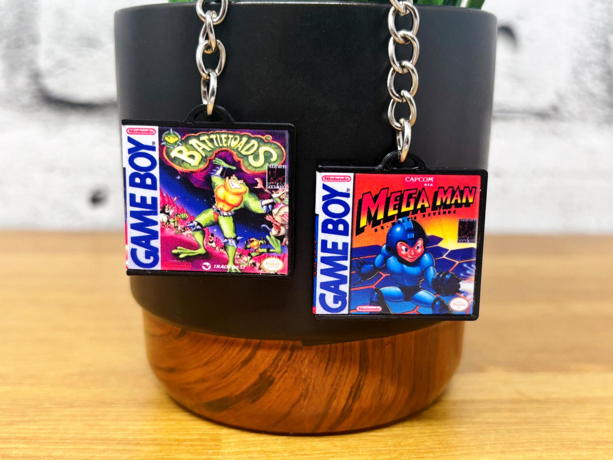 Gameboy Game Case Keychains - BitsyLabs