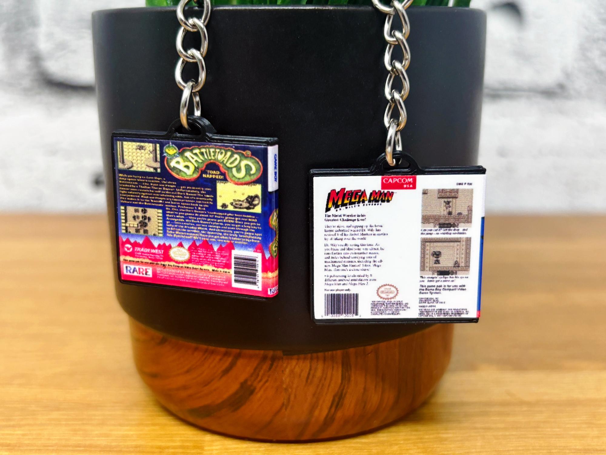 Gameboy Game Case Keychains - BitsyLabs