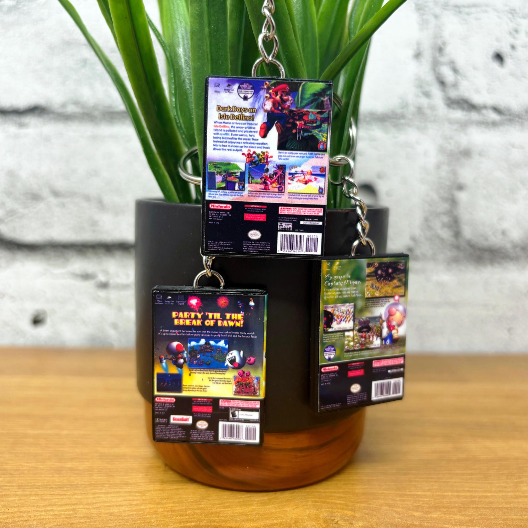 Gamecube Game Case Keychains - BitsyLabs
