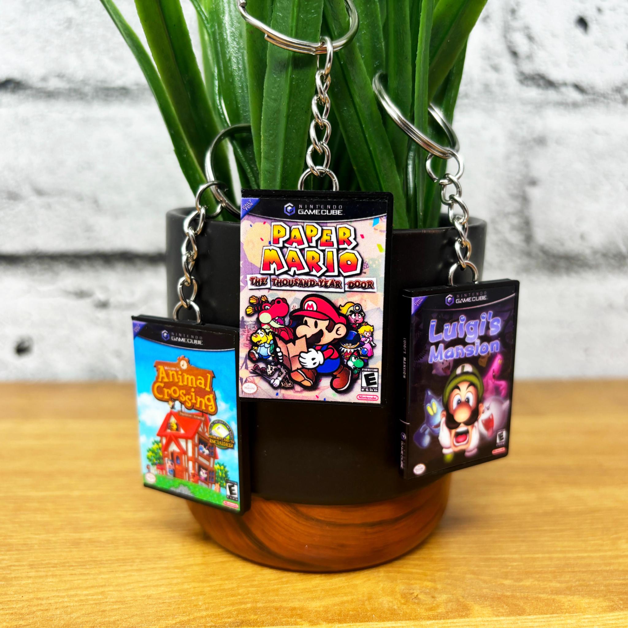 Gamecube Game Case Keychains - BitsyLabs