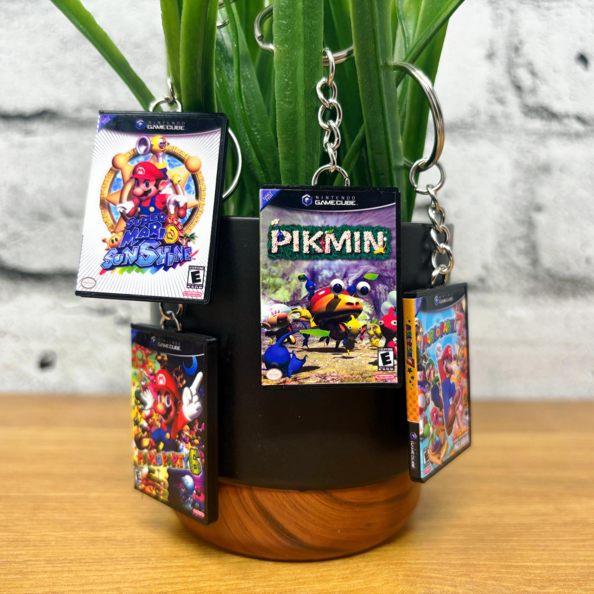 Gamecube Game Case Keychains - BitsyLabs