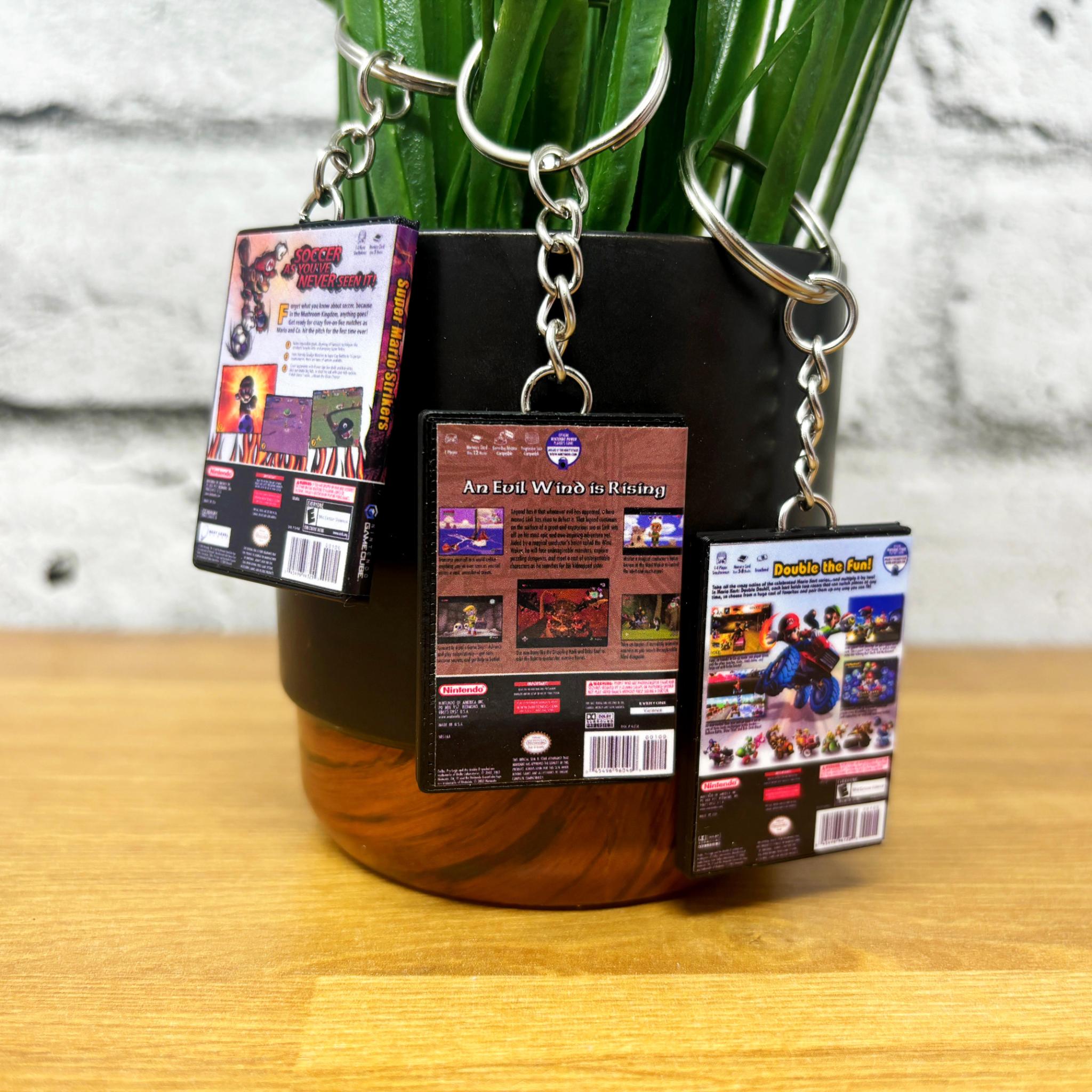 Gamecube Game Case Keychains - BitsyLabs