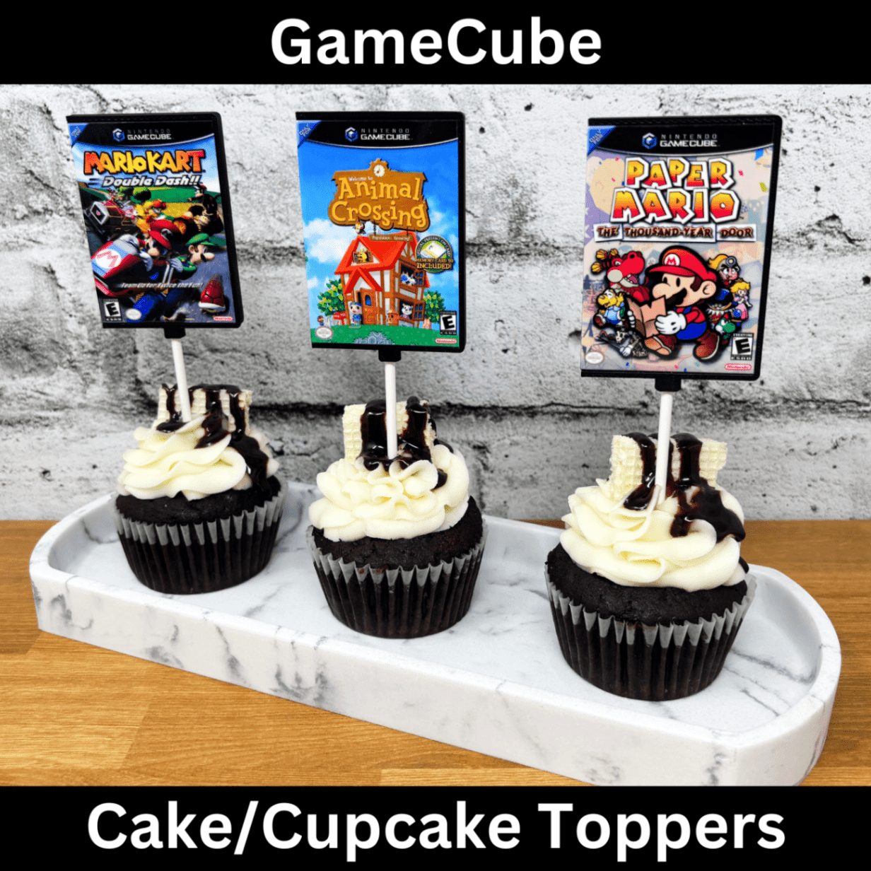 Gamecube Game Toppers (Medium) - BitsyLabs