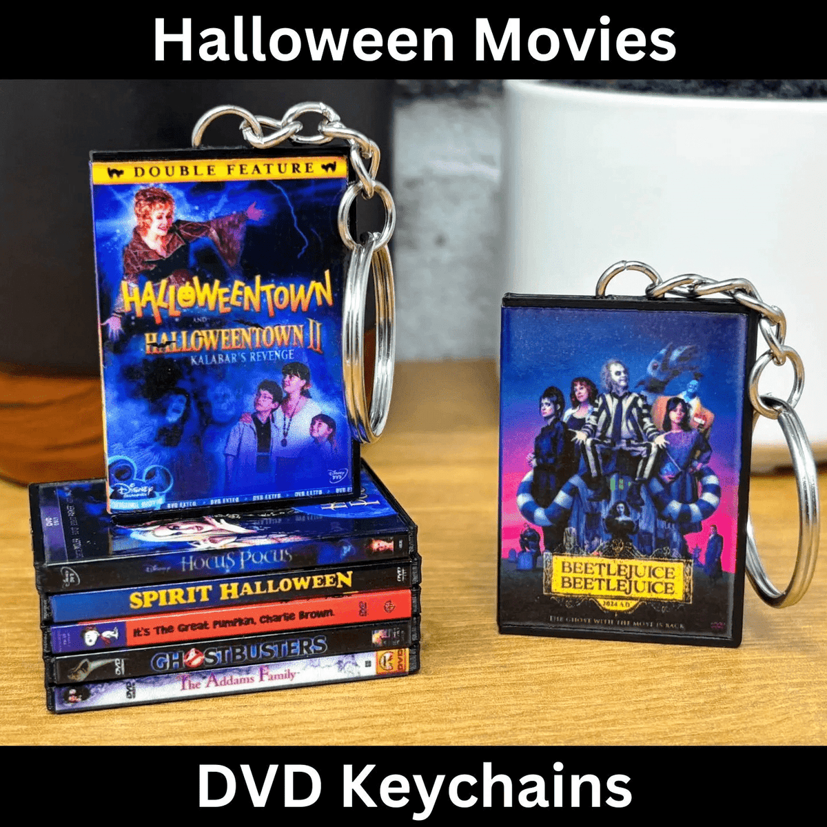 Halloween Movies Keychains – BitsyLabs