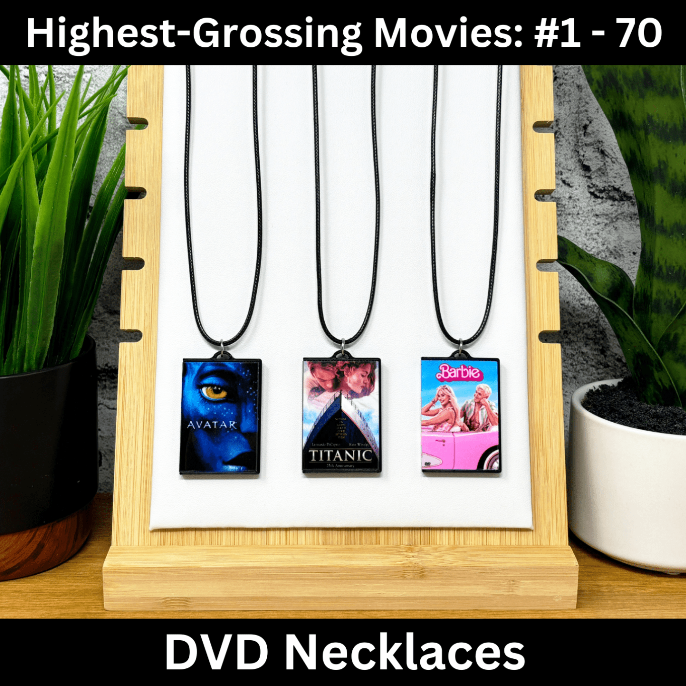 Highest - Grossing Movies (1 - 70) Necklaces - BitsyLabs