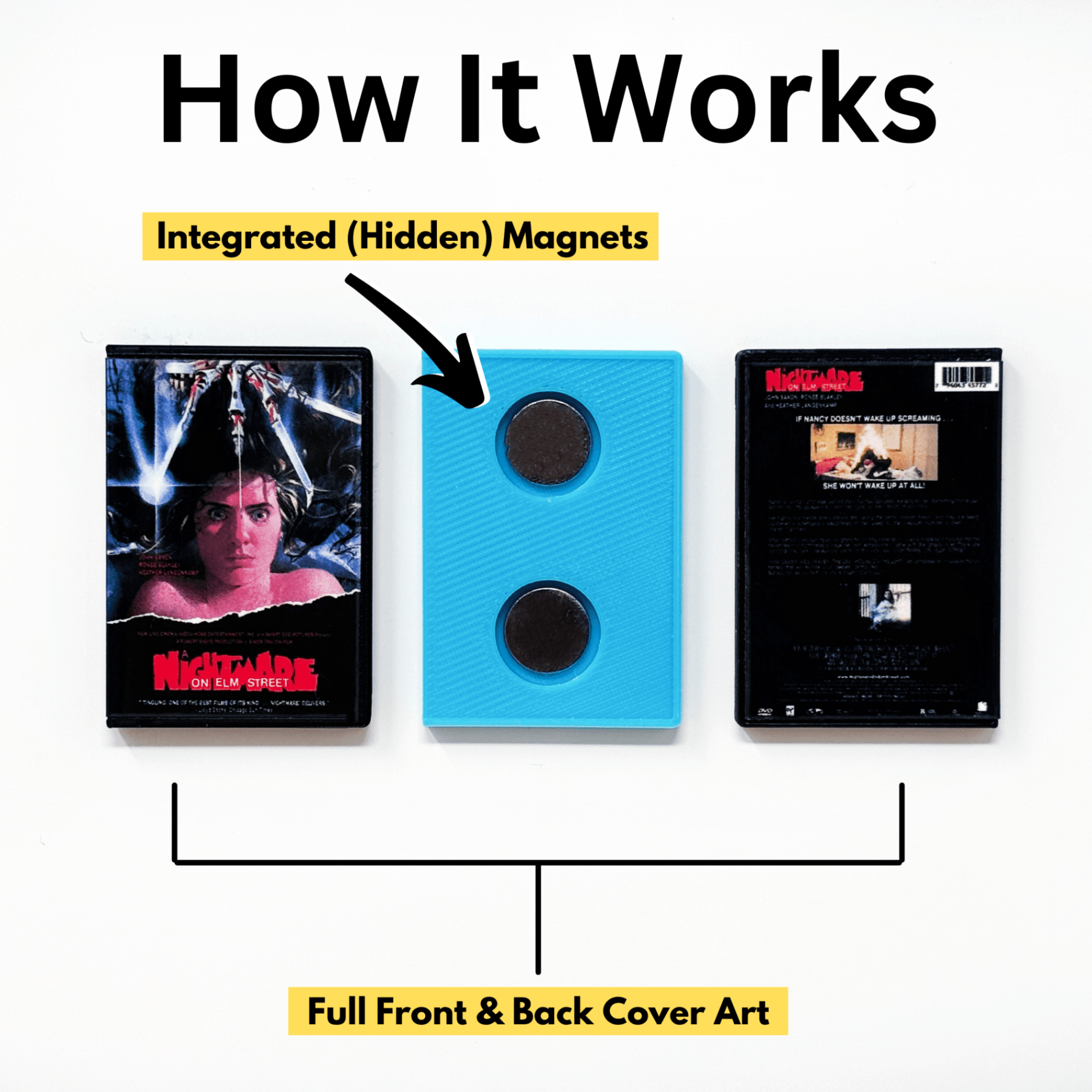 Horror Movies ( - C) DVD Magnets (Small) - BitsyLabs