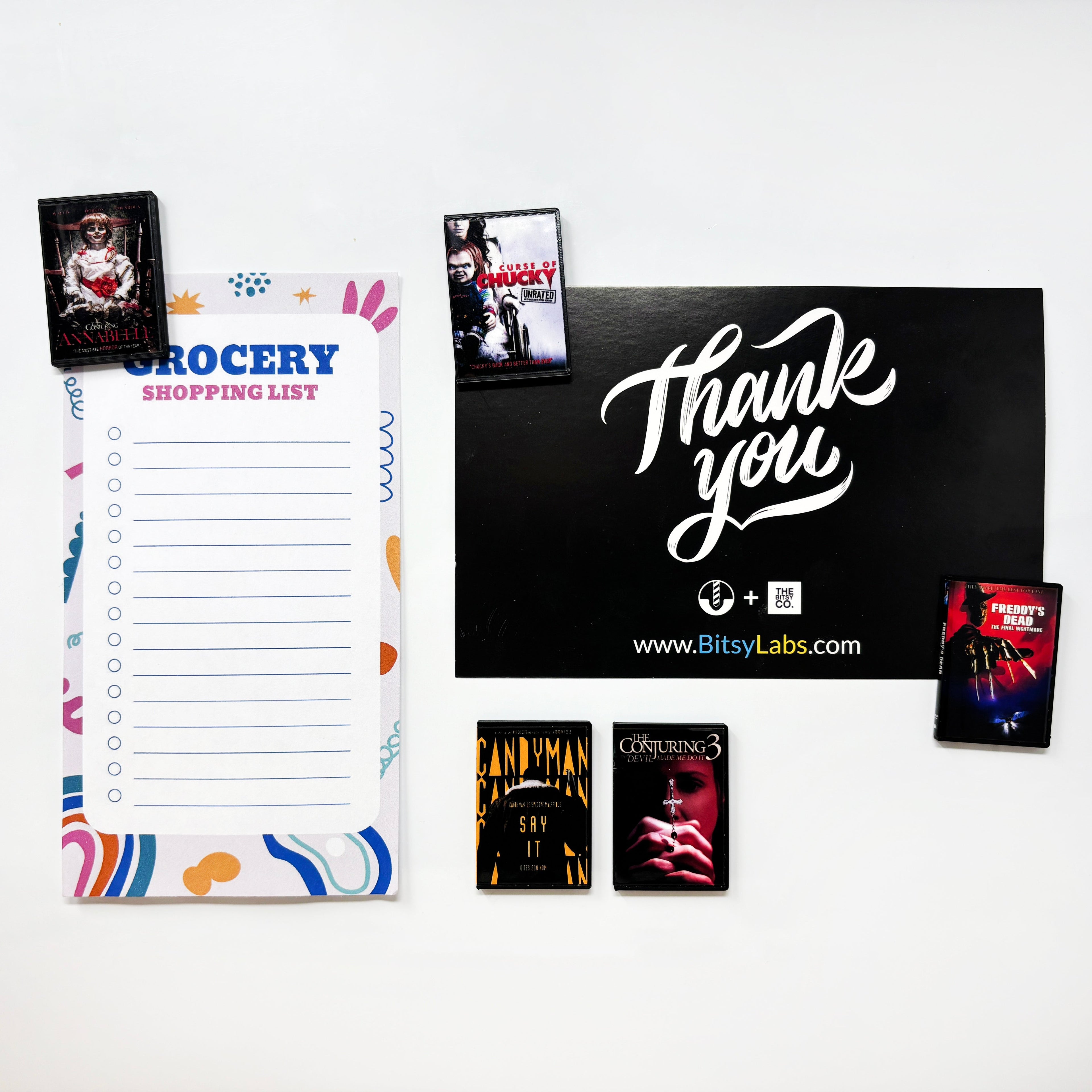 Horror Movies ( - C) DVD Magnets (Small) - BitsyLabs