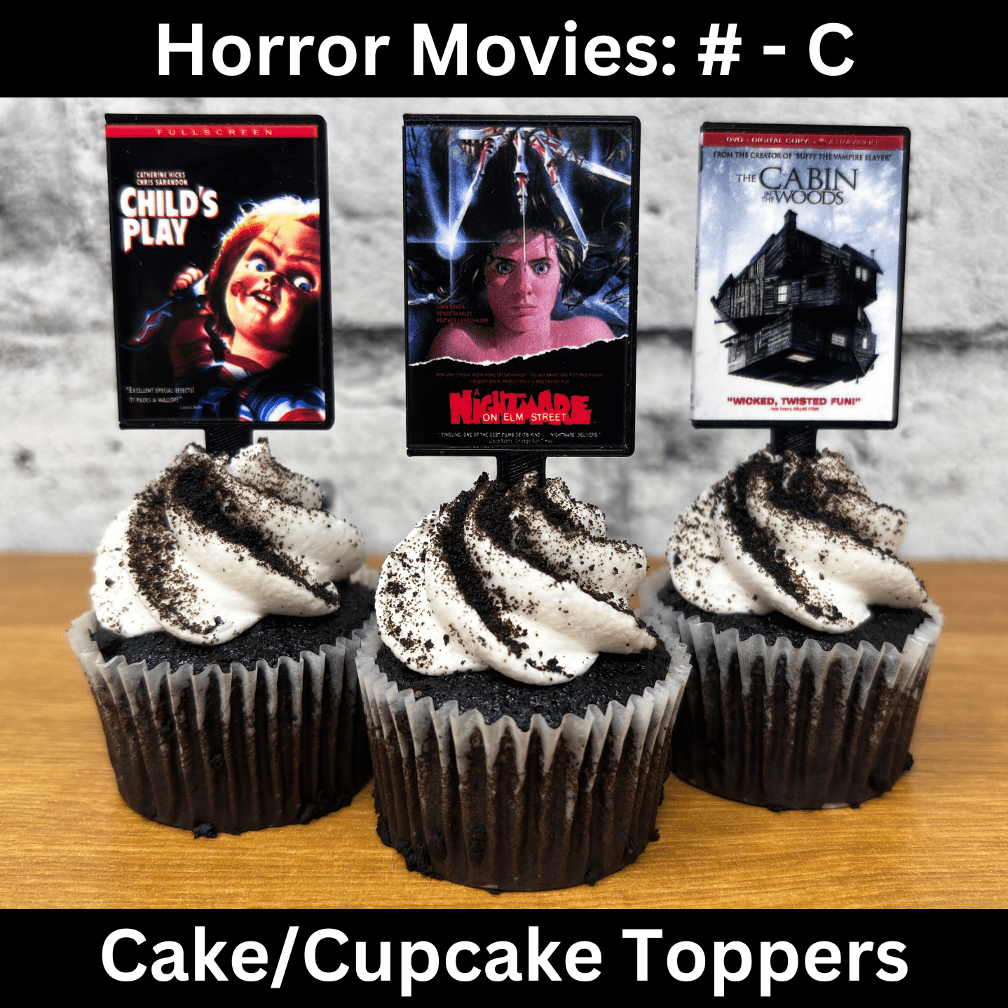 Horror Movies  - C Toppers (Small) - BitsyLabs
