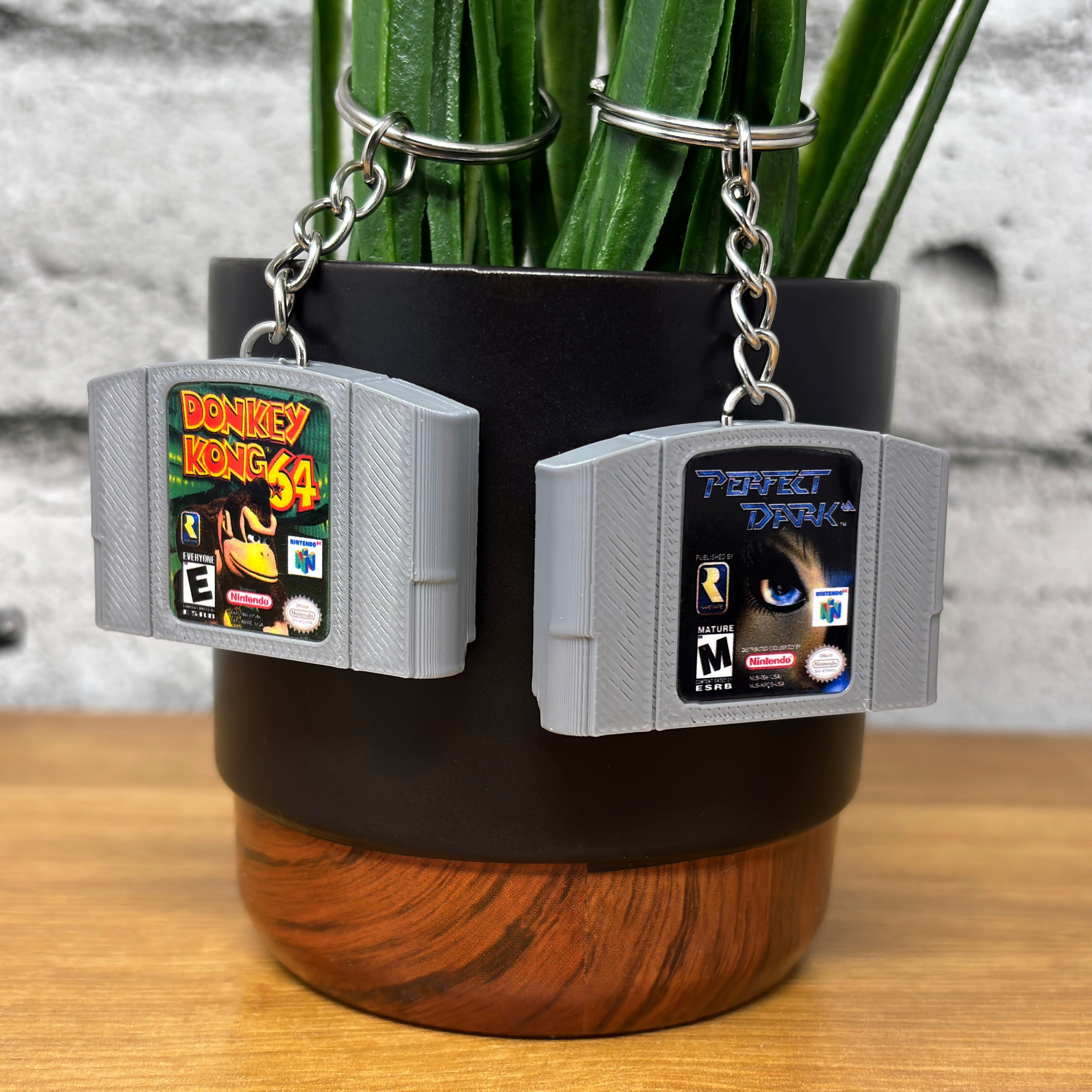 N64 Game Cart Keychains - BitsyLabs