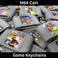 N64 Game Cart Keychains - BitsyLabs