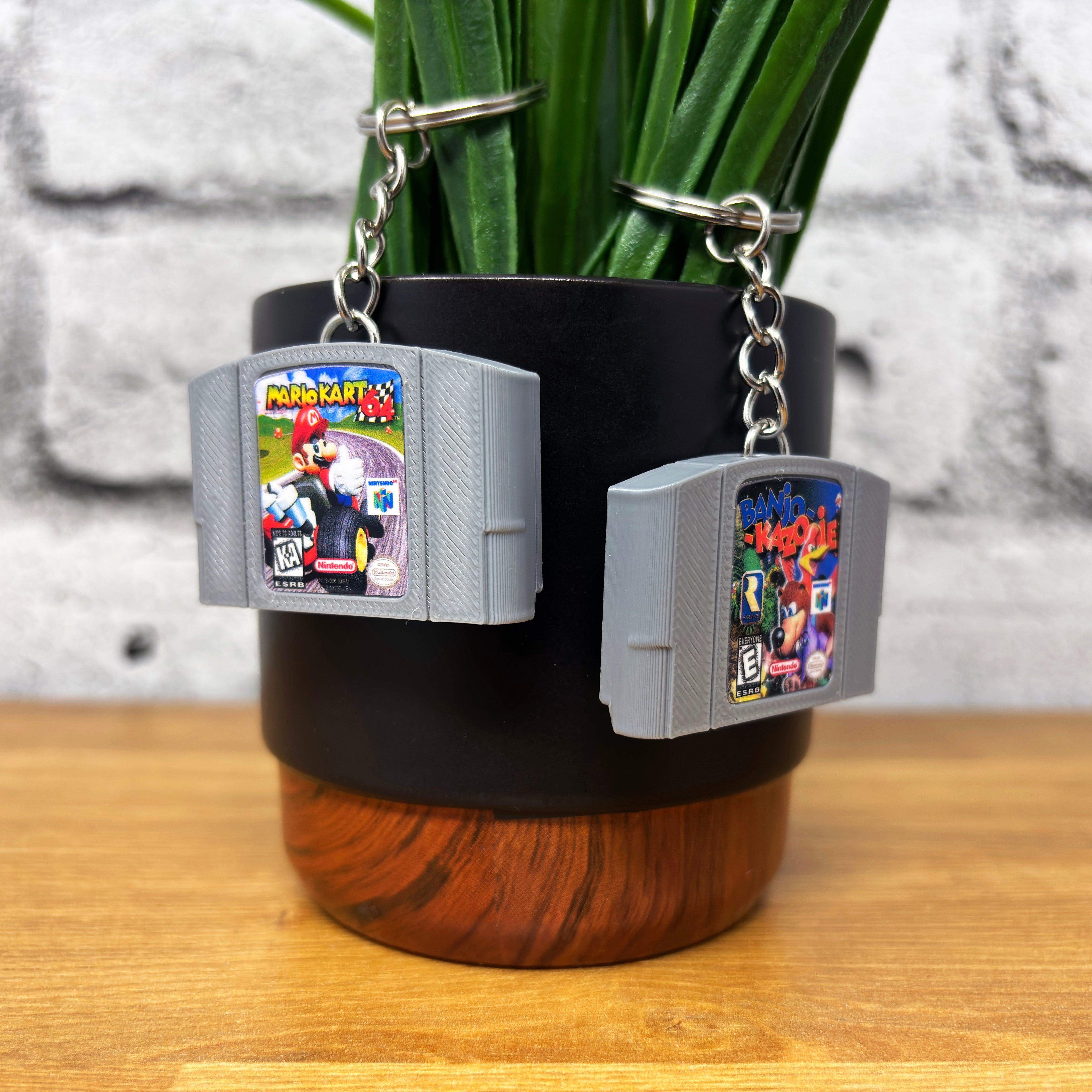 N64 Game Cart Keychains - BitsyLabs