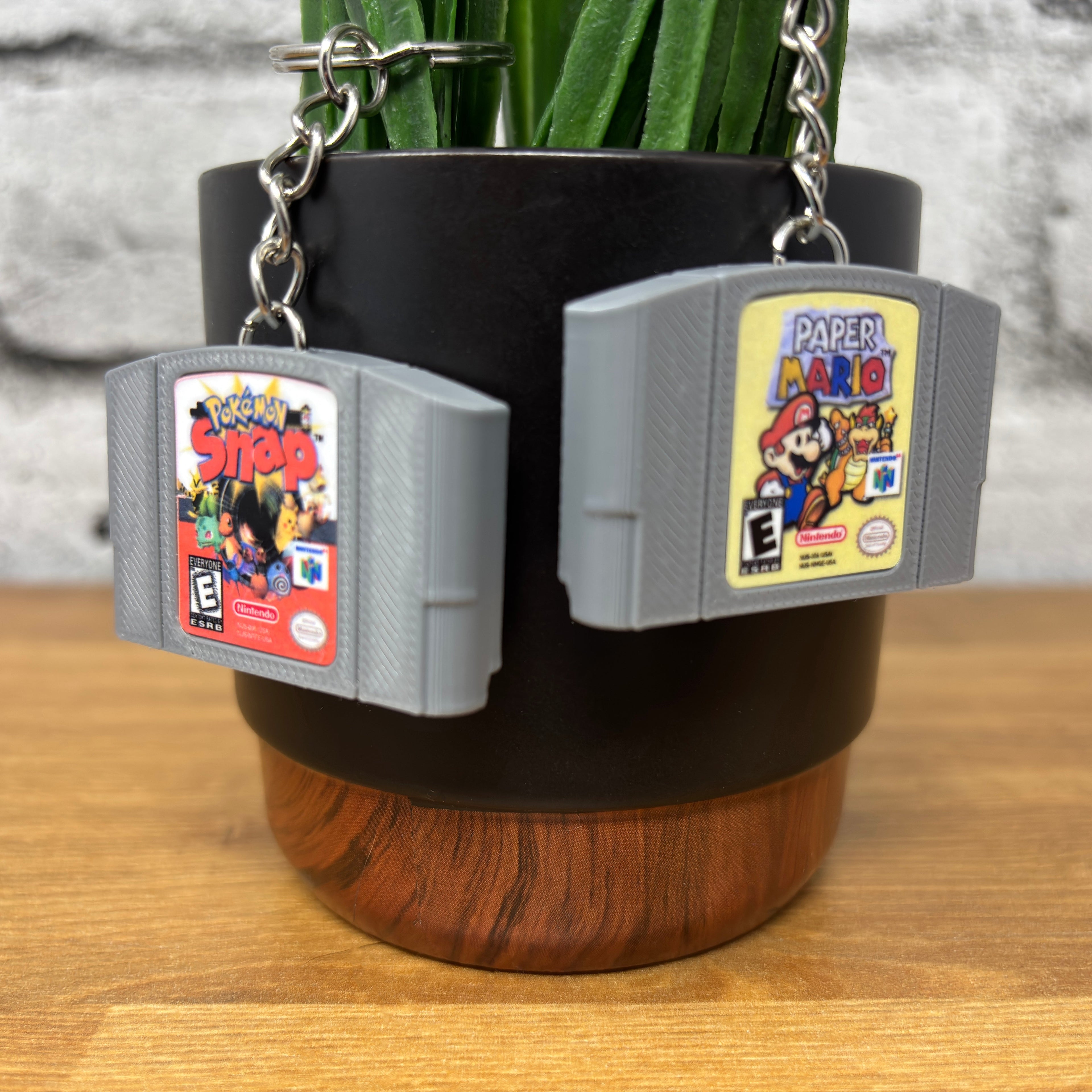 N64 Game Cart Keychains - BitsyLabs