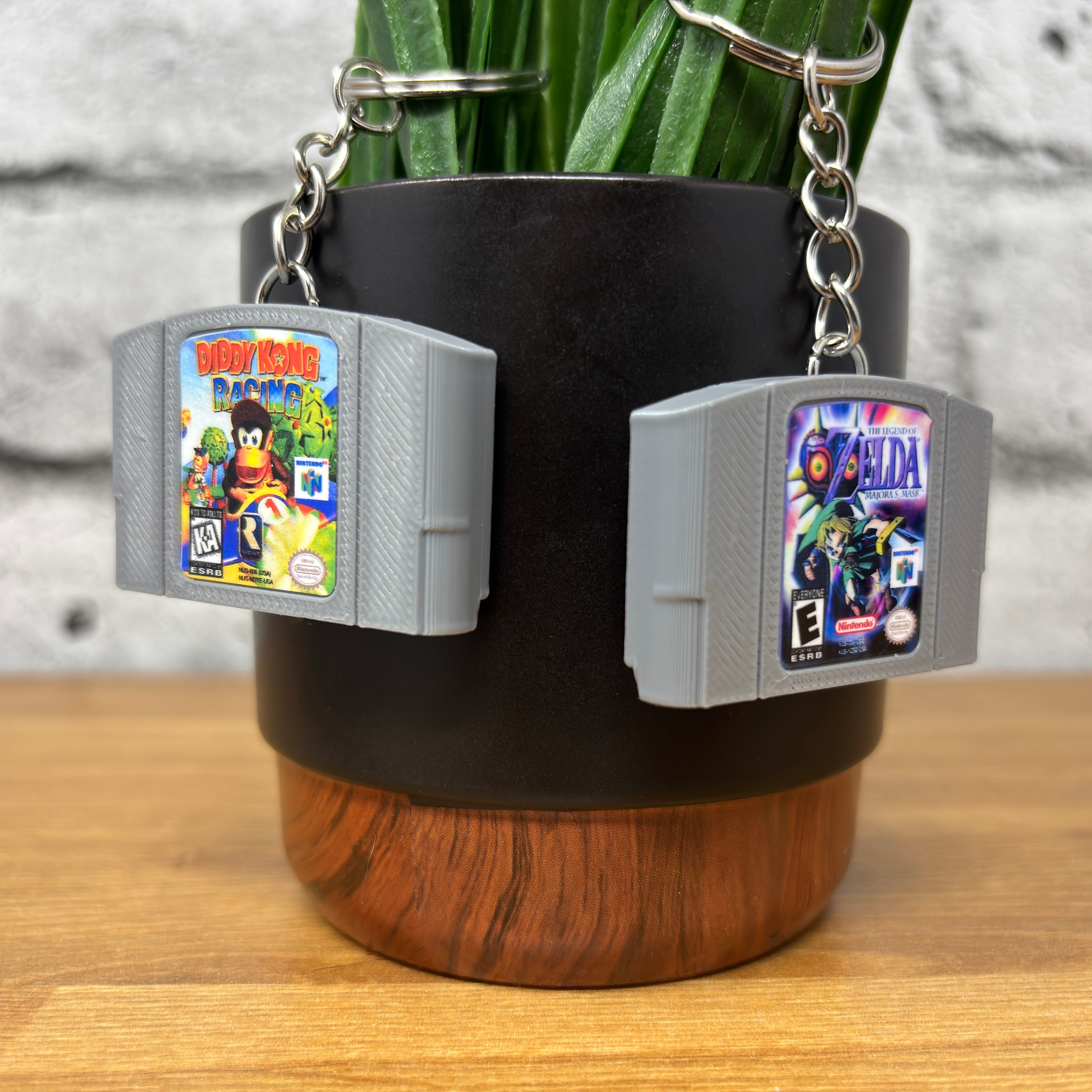 N64 Game Cart Keychains - BitsyLabs