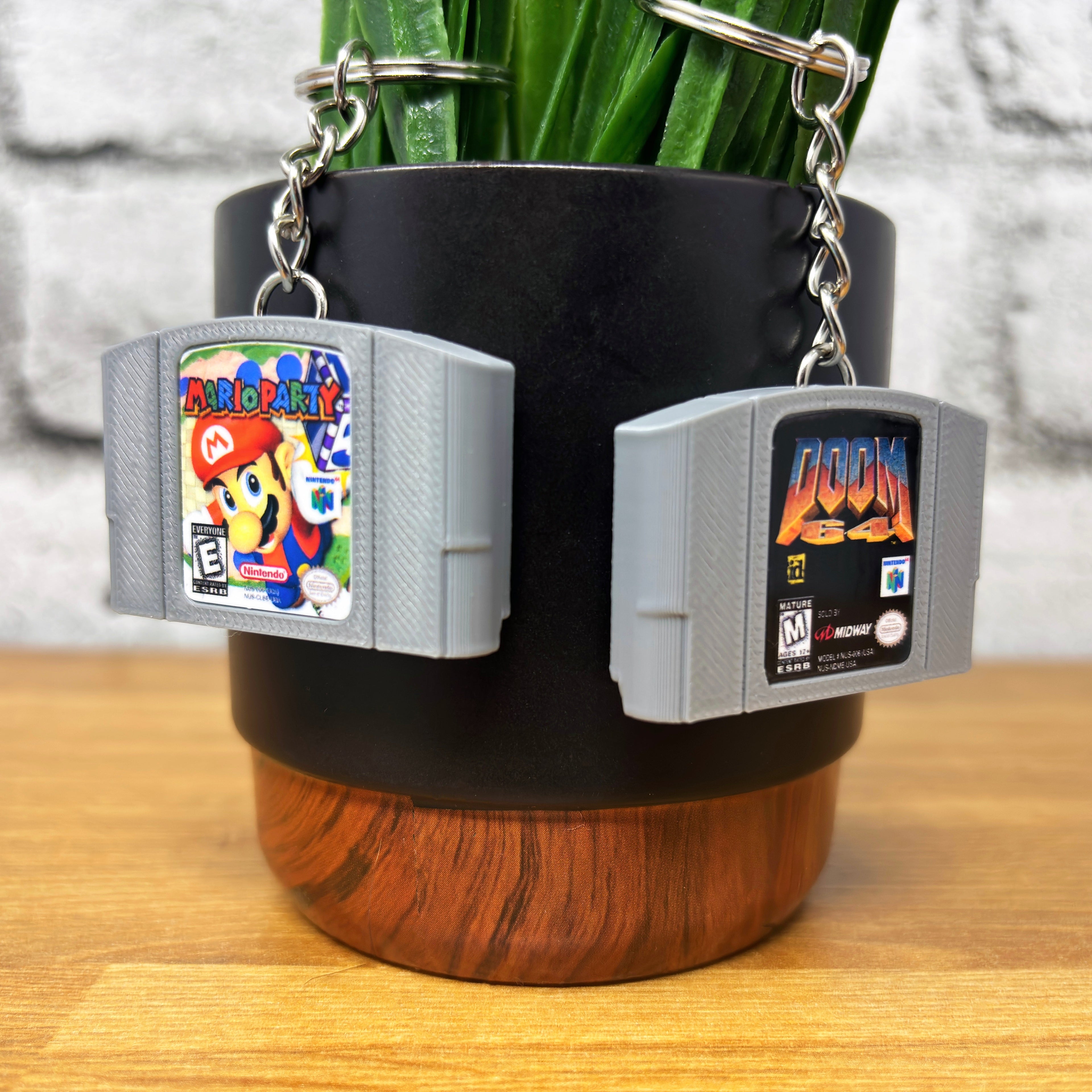 N64 Game Cart Keychains - BitsyLabs