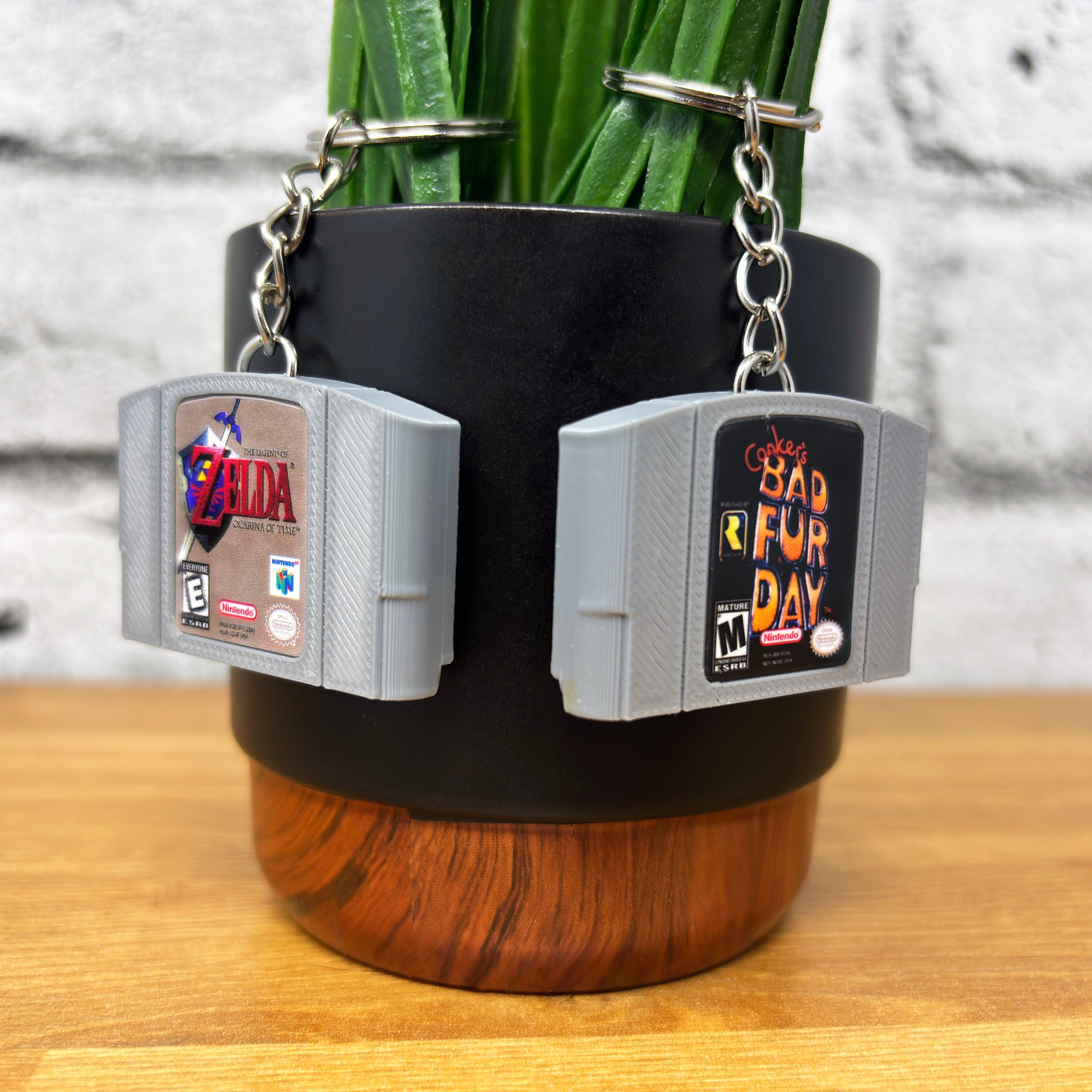N64 Game Cart Keychains - BitsyLabs