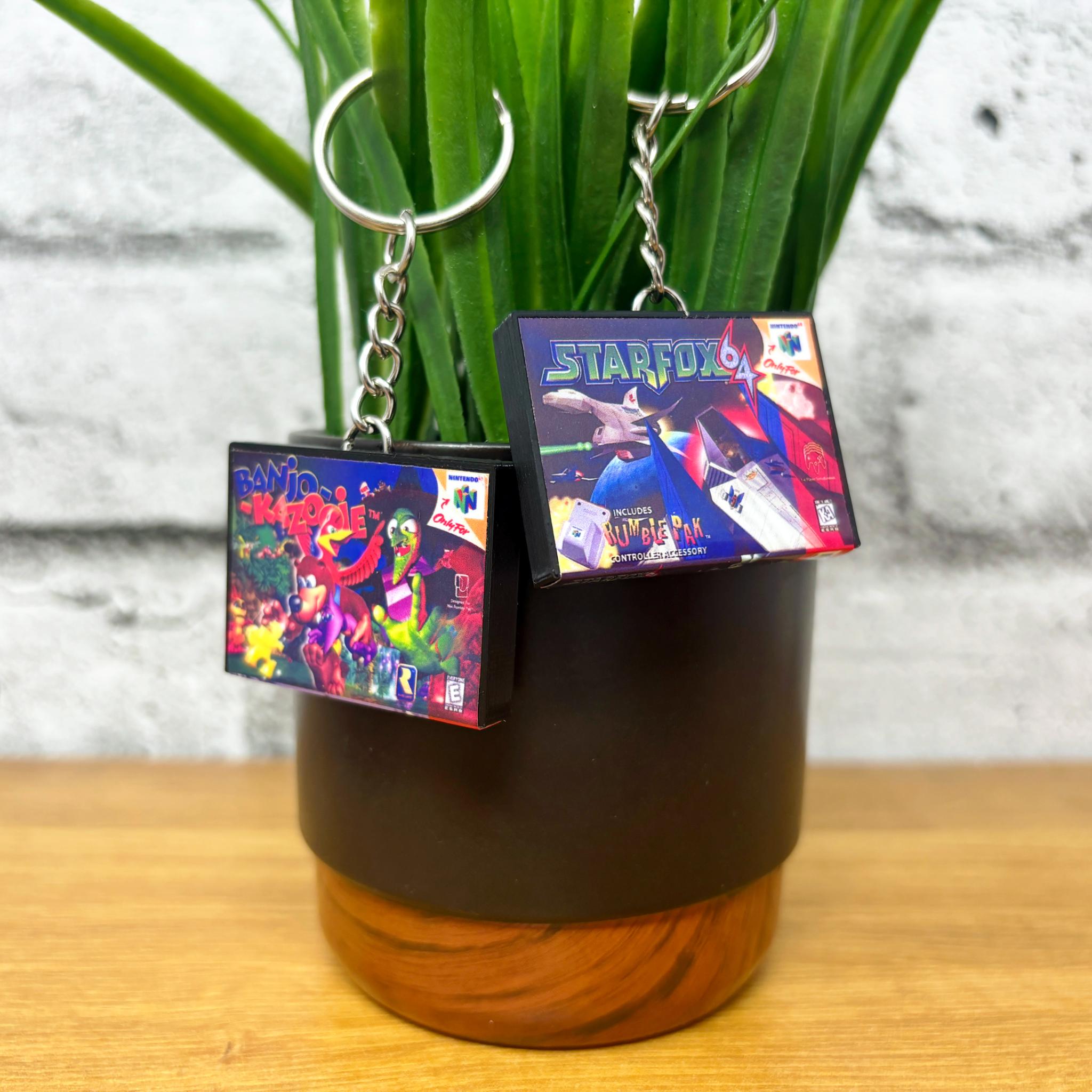 N64 Game Case Keychains - BitsyLabs