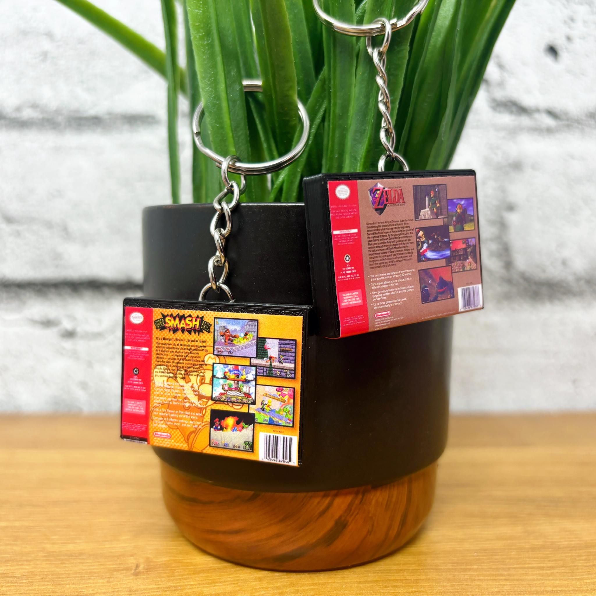 N64 Game Case Keychains - BitsyLabs