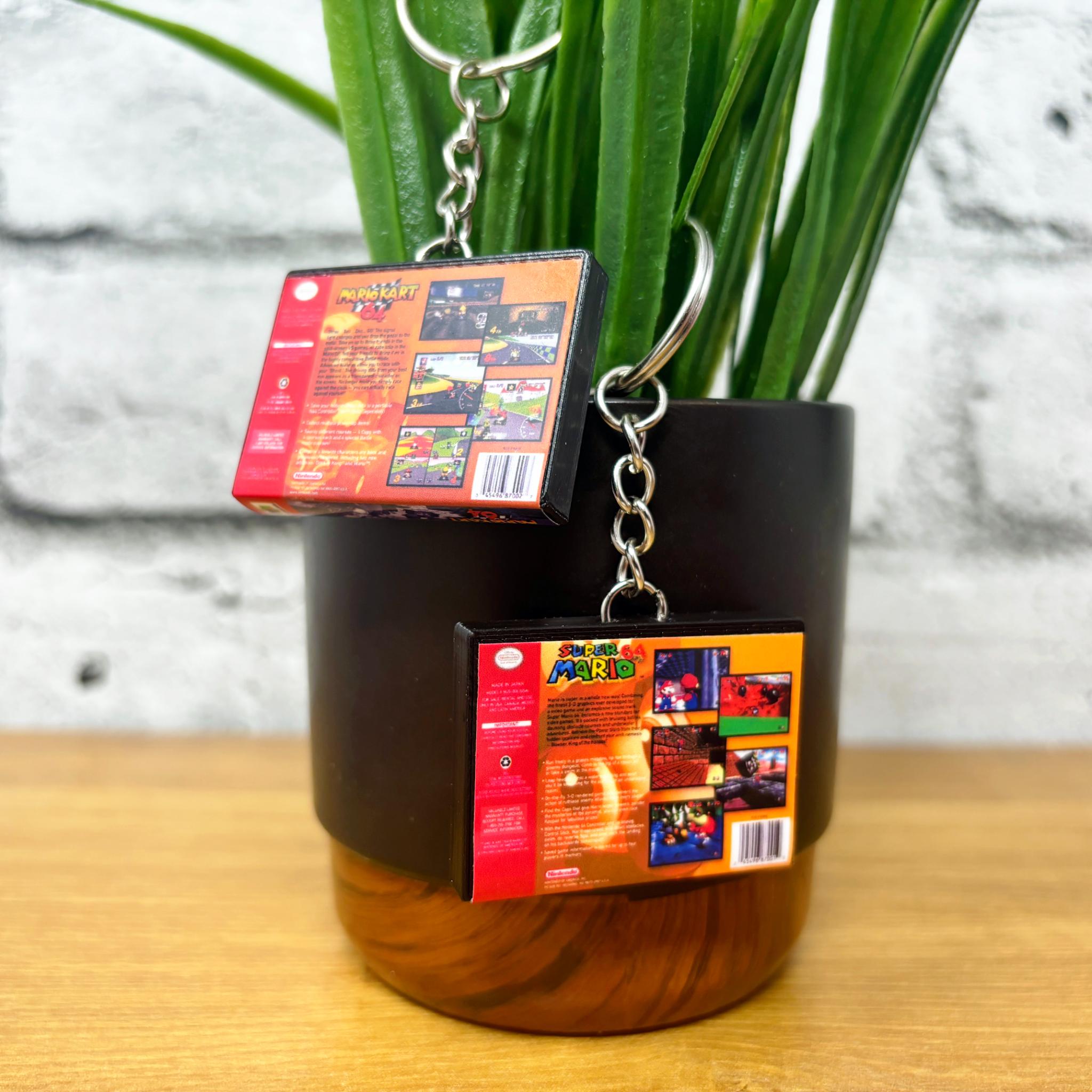 N64 Game Case Keychains - BitsyLabs