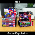 N64 Game Case Keychains - BitsyLabs