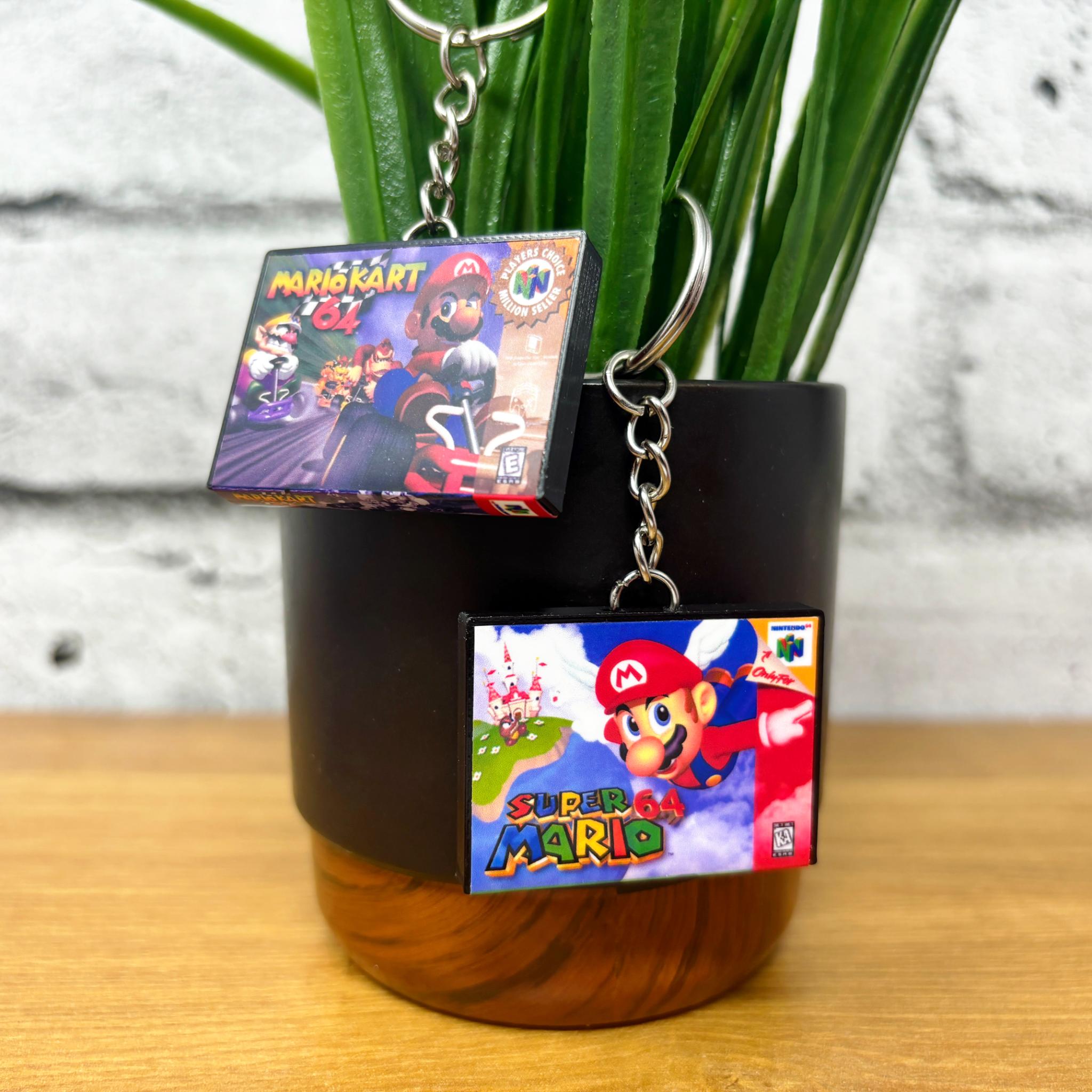 N64 Game Case Keychains - BitsyLabs