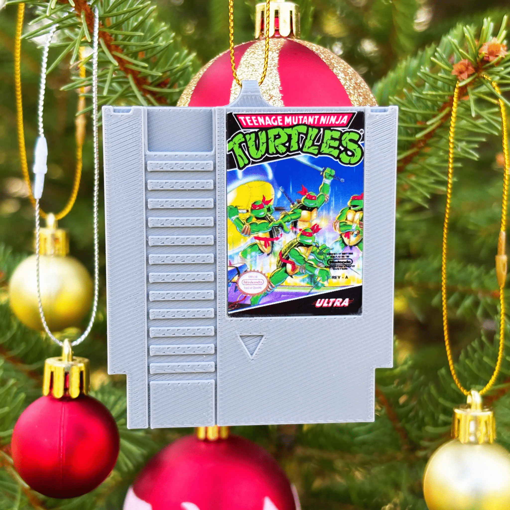 NES Cart Christmas Ornaments - BitsyLabs