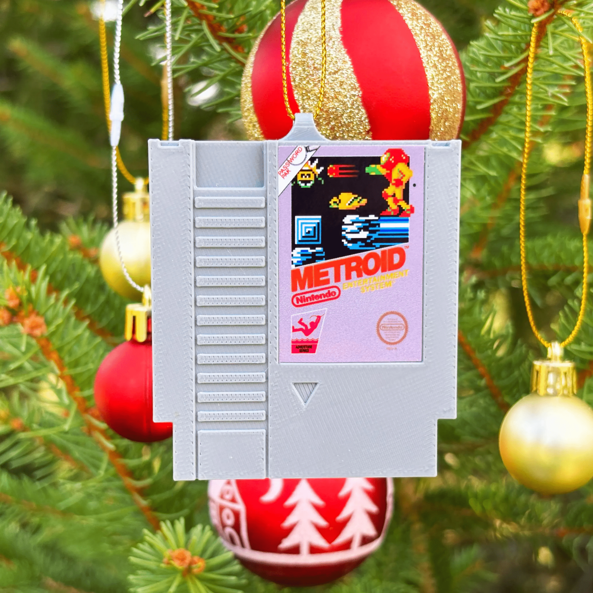 NES Cart Christmas Ornaments - BitsyLabs