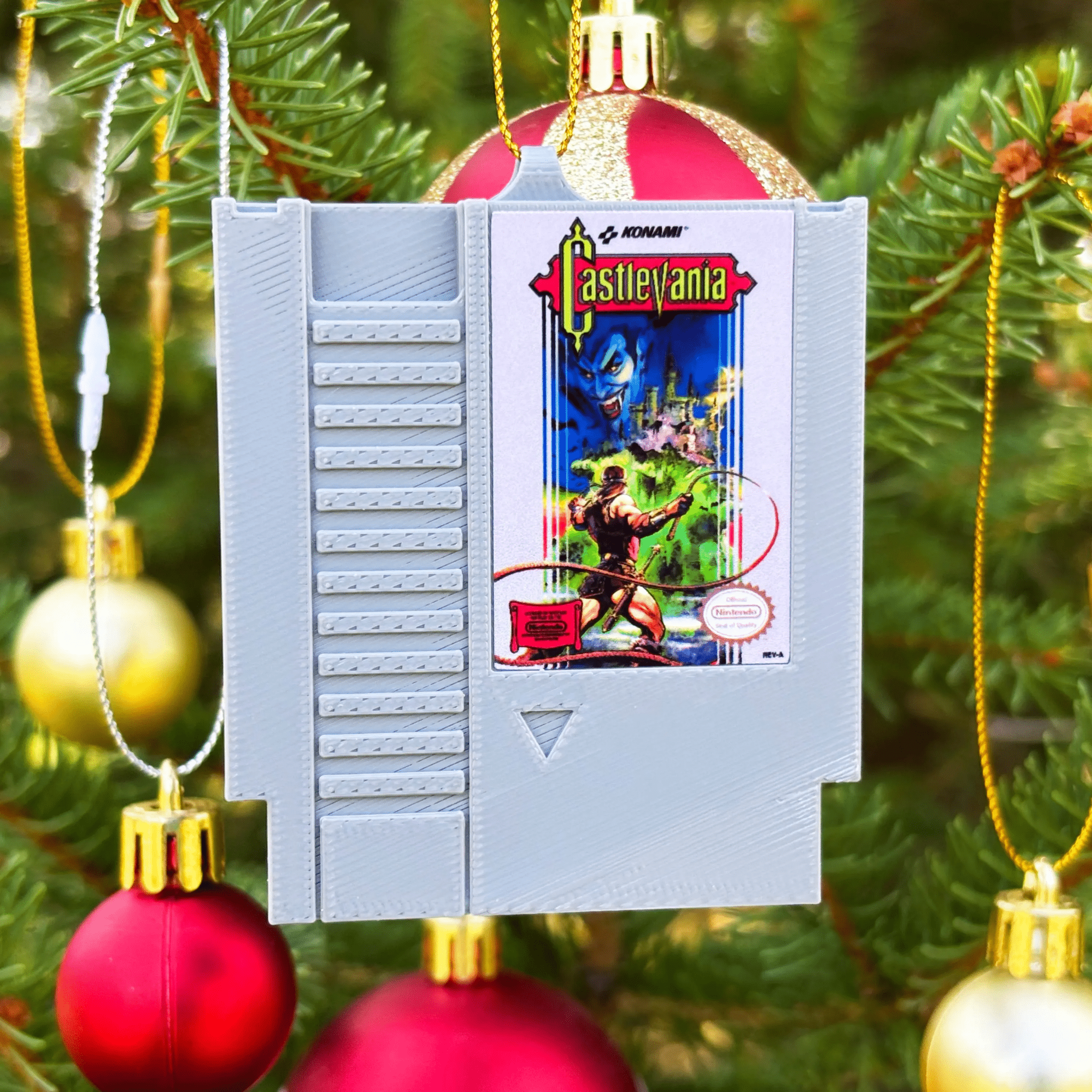 NES Cart Christmas Ornaments - BitsyLabs