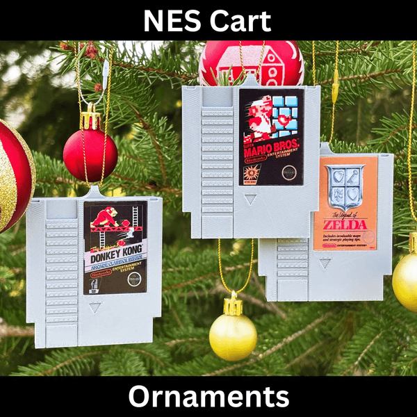 NES Cart Christmas Ornaments - BitsyLabs