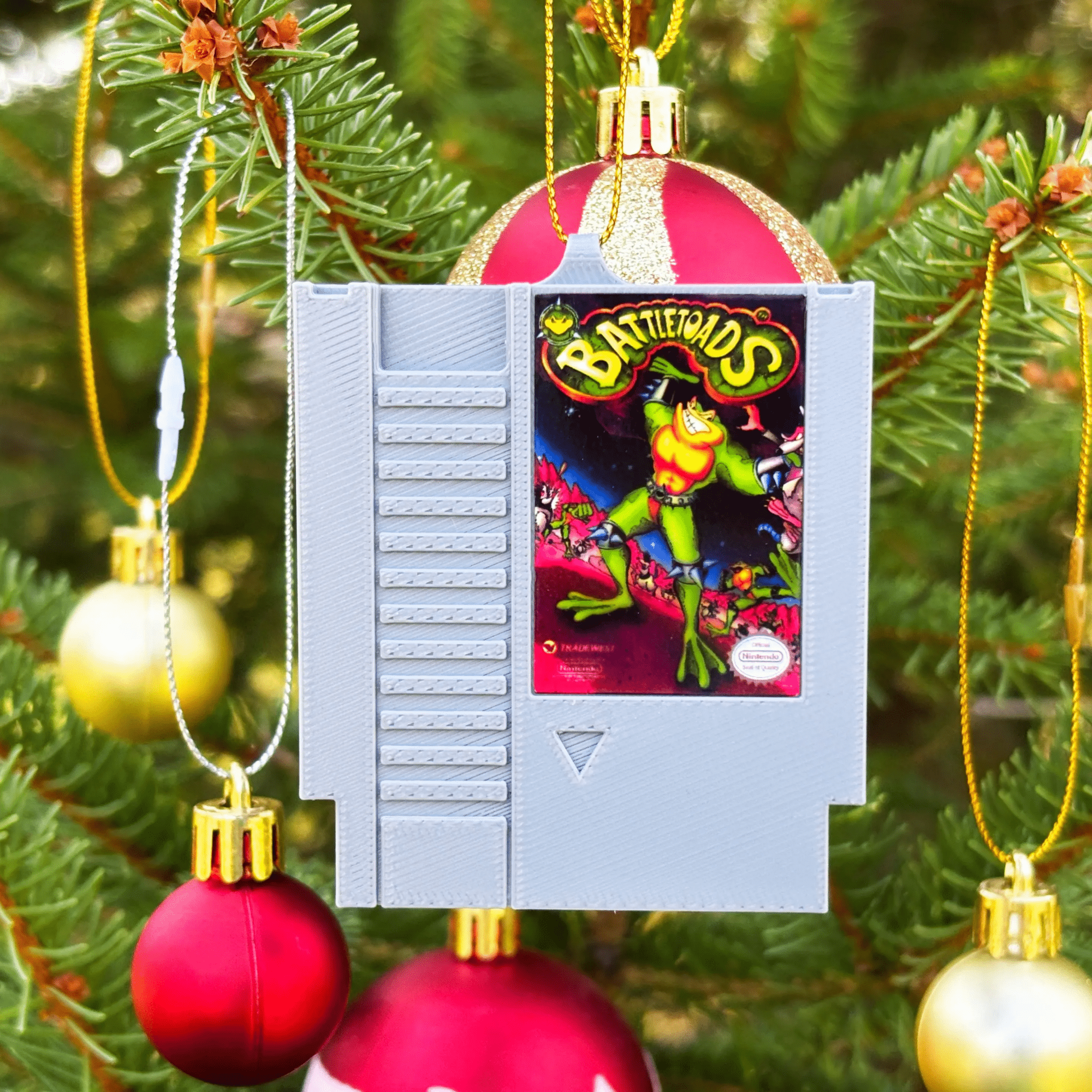 NES Cart Christmas Ornaments - BitsyLabs