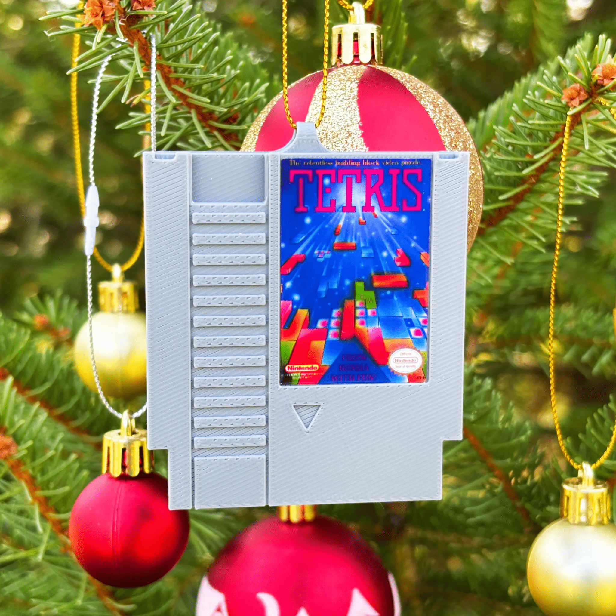 NES Cart Christmas Ornaments - BitsyLabs