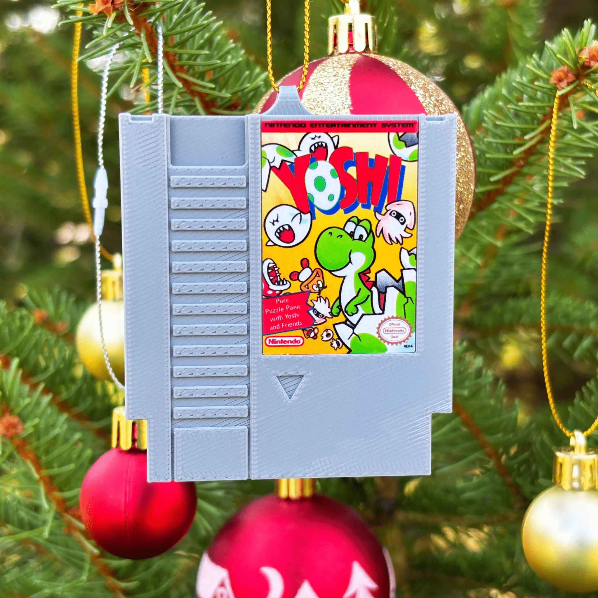NES Cart Christmas Ornaments - BitsyLabs