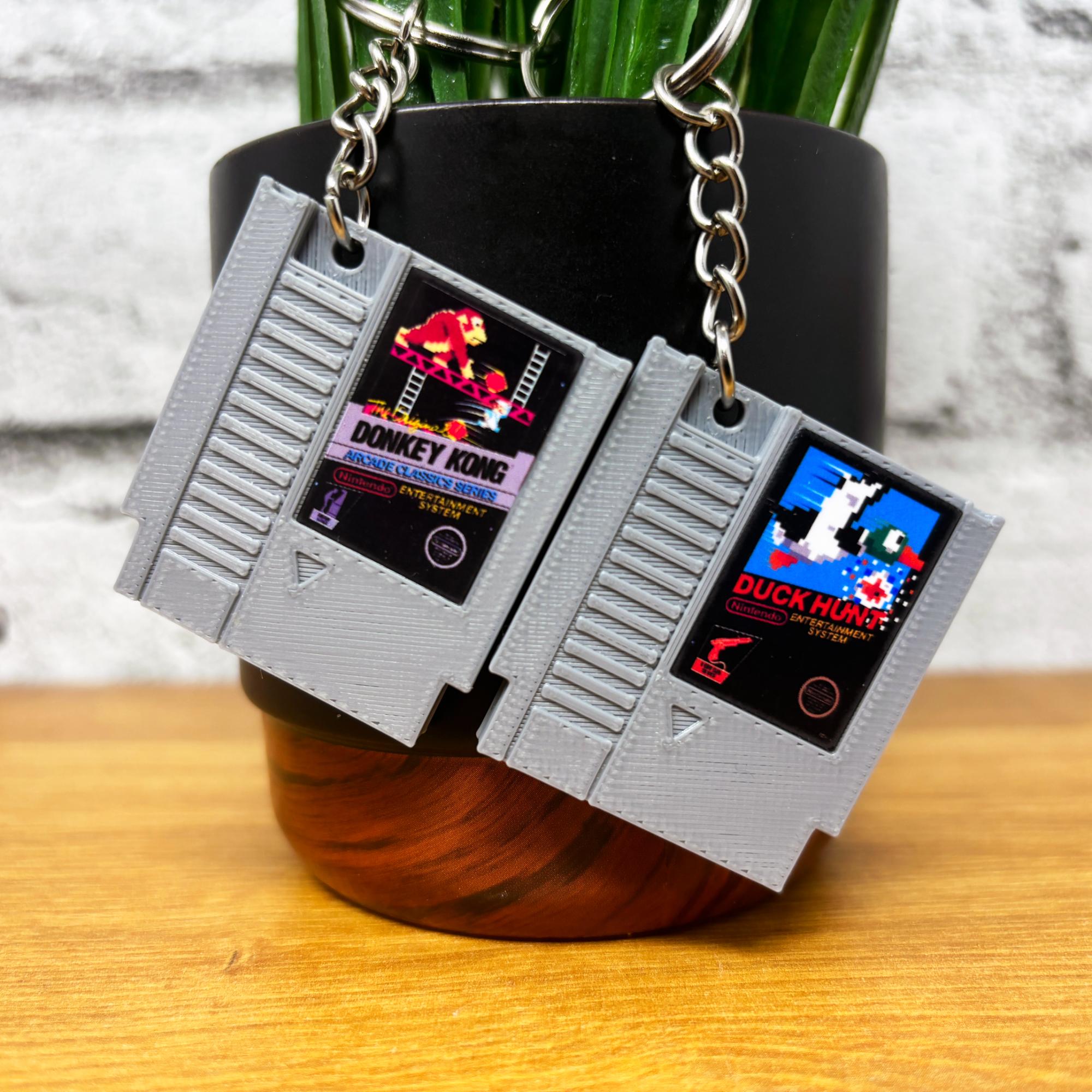NES Game Cartridge Keychains - BitsyLabs