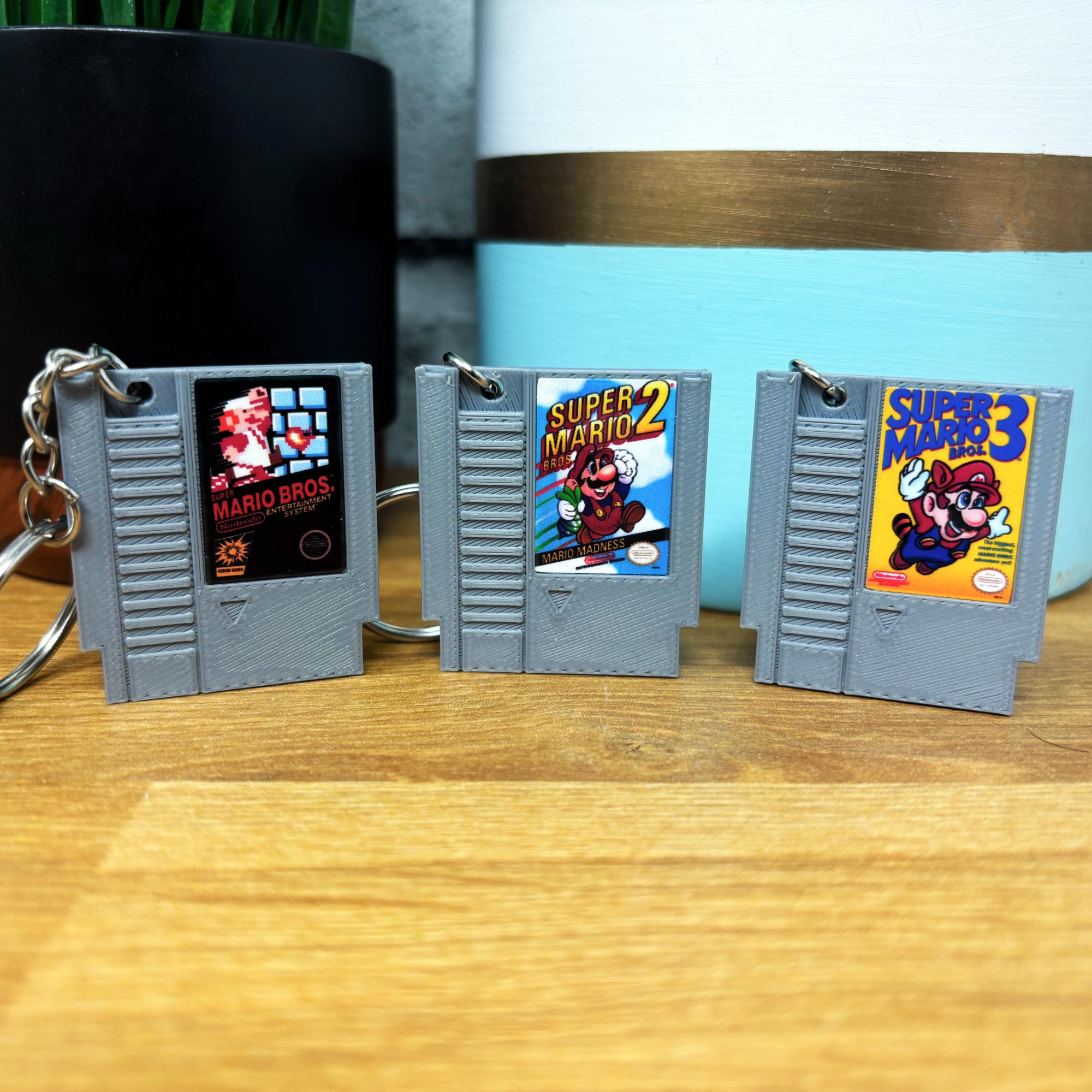 NES Game Cartridge Keychains - BitsyLabs