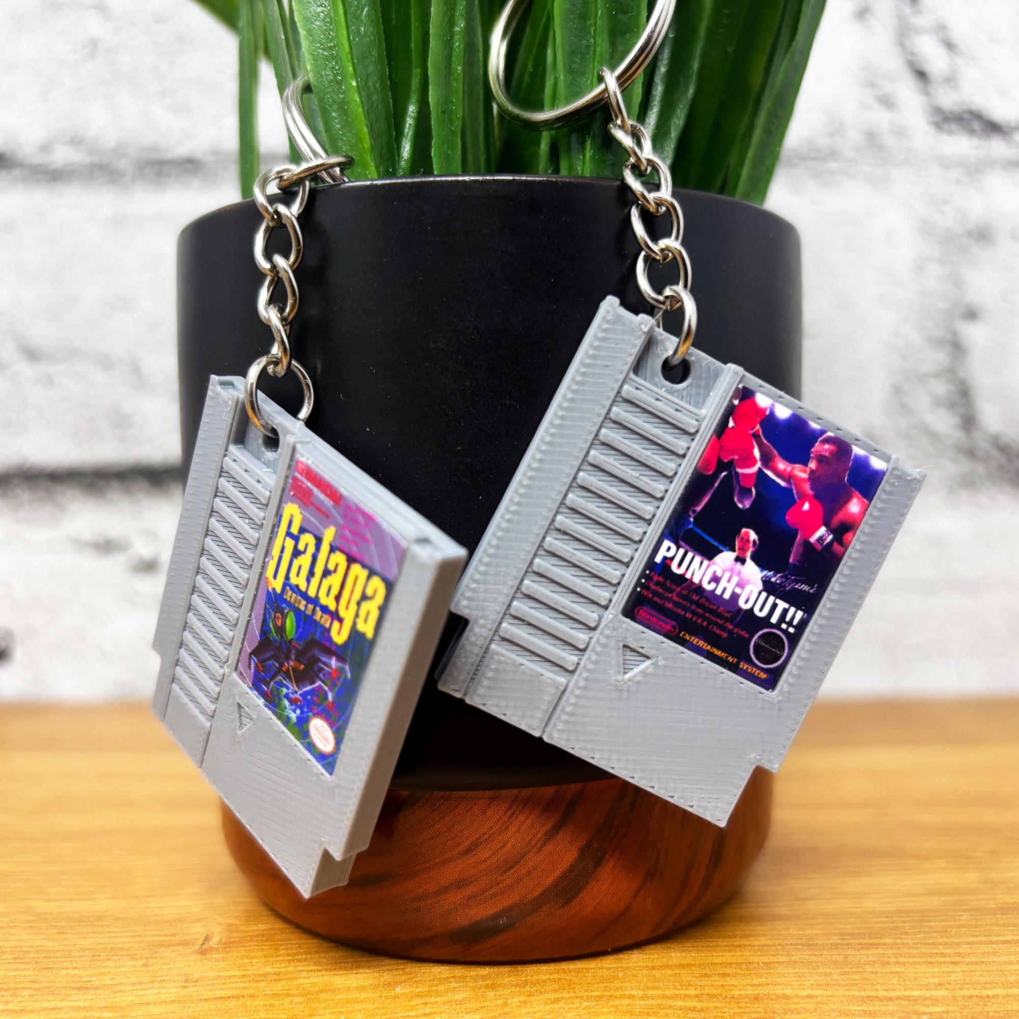 NES Game Cartridge Keychains - BitsyLabs