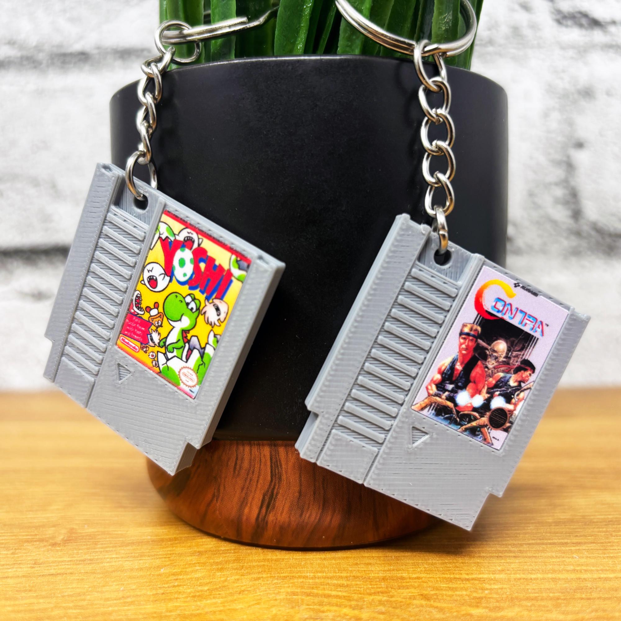 NES Game Cartridge Keychains - BitsyLabs