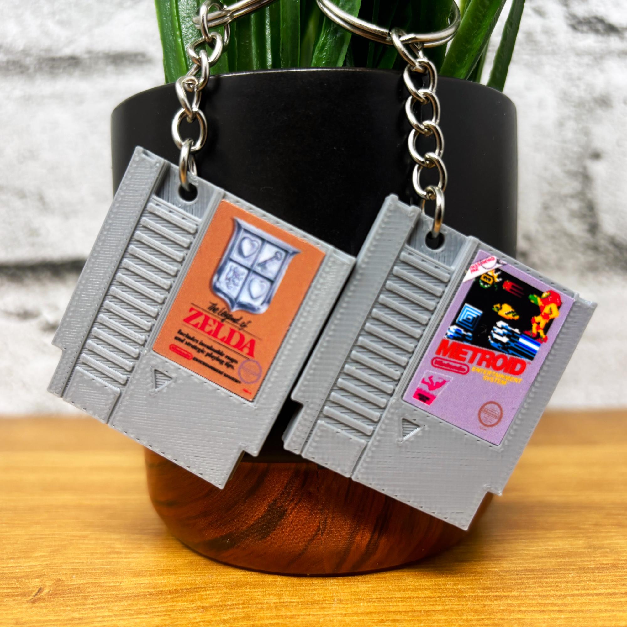 NES Game Cartridge Keychains - BitsyLabs